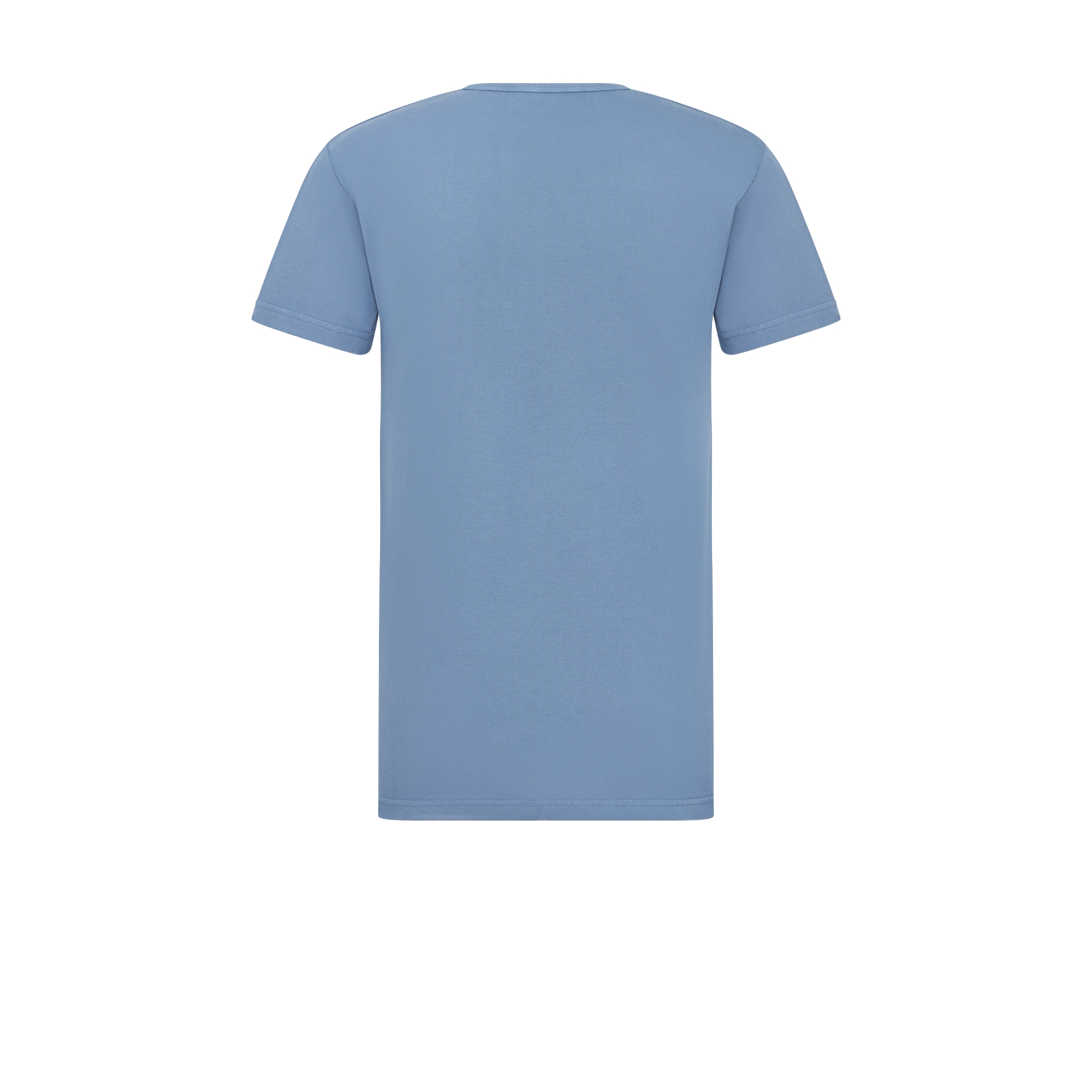 Christian Dior Couture T-Shirt, Regular Fit Blue Cotton Piqué E08