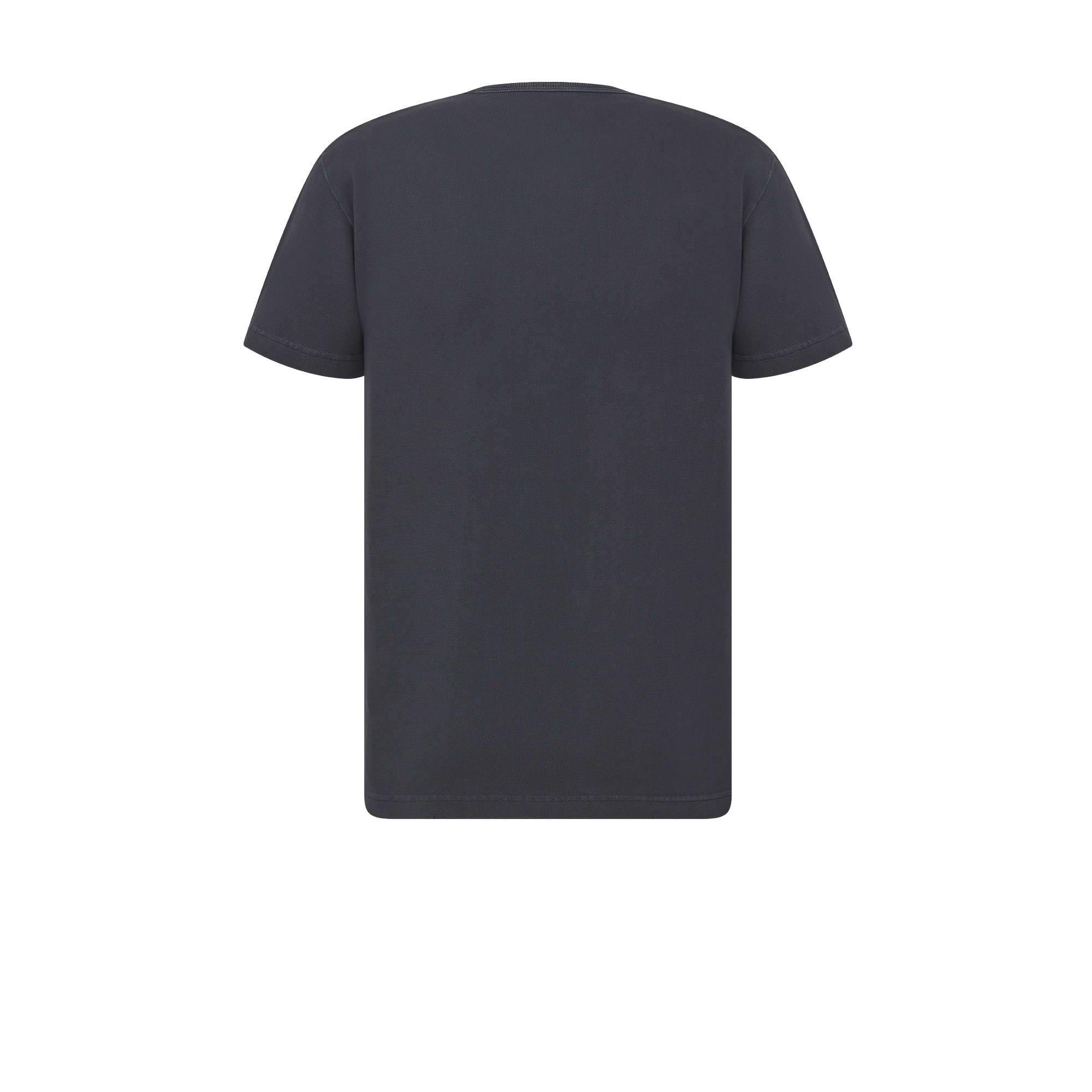 Christian Dior Couture T-Shirt, Regular Fit Black Cotton Piqué E08