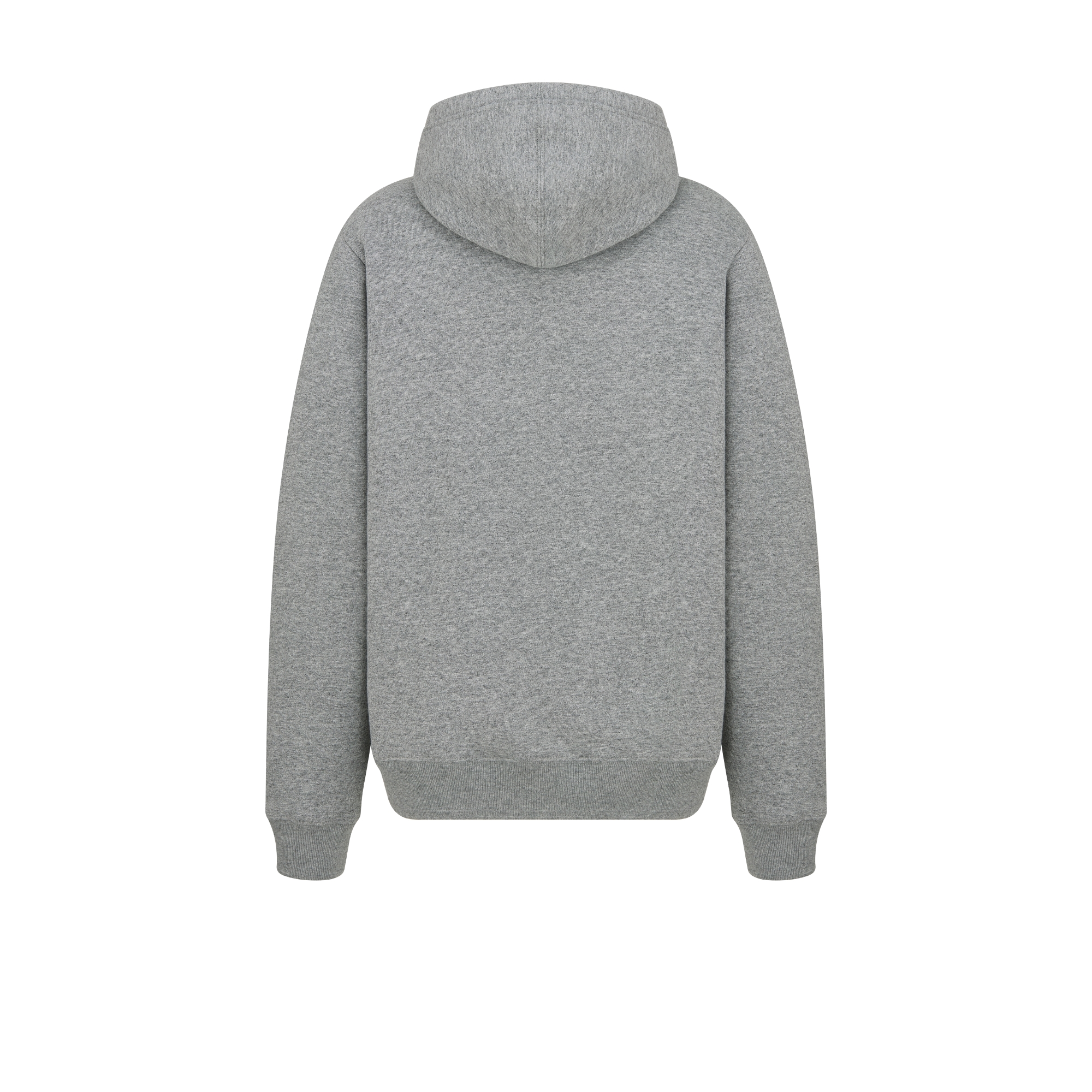 Sudadera con capucha Dior Icons Felpa de mezcla de cachemira y algodón gris jaspeado E08