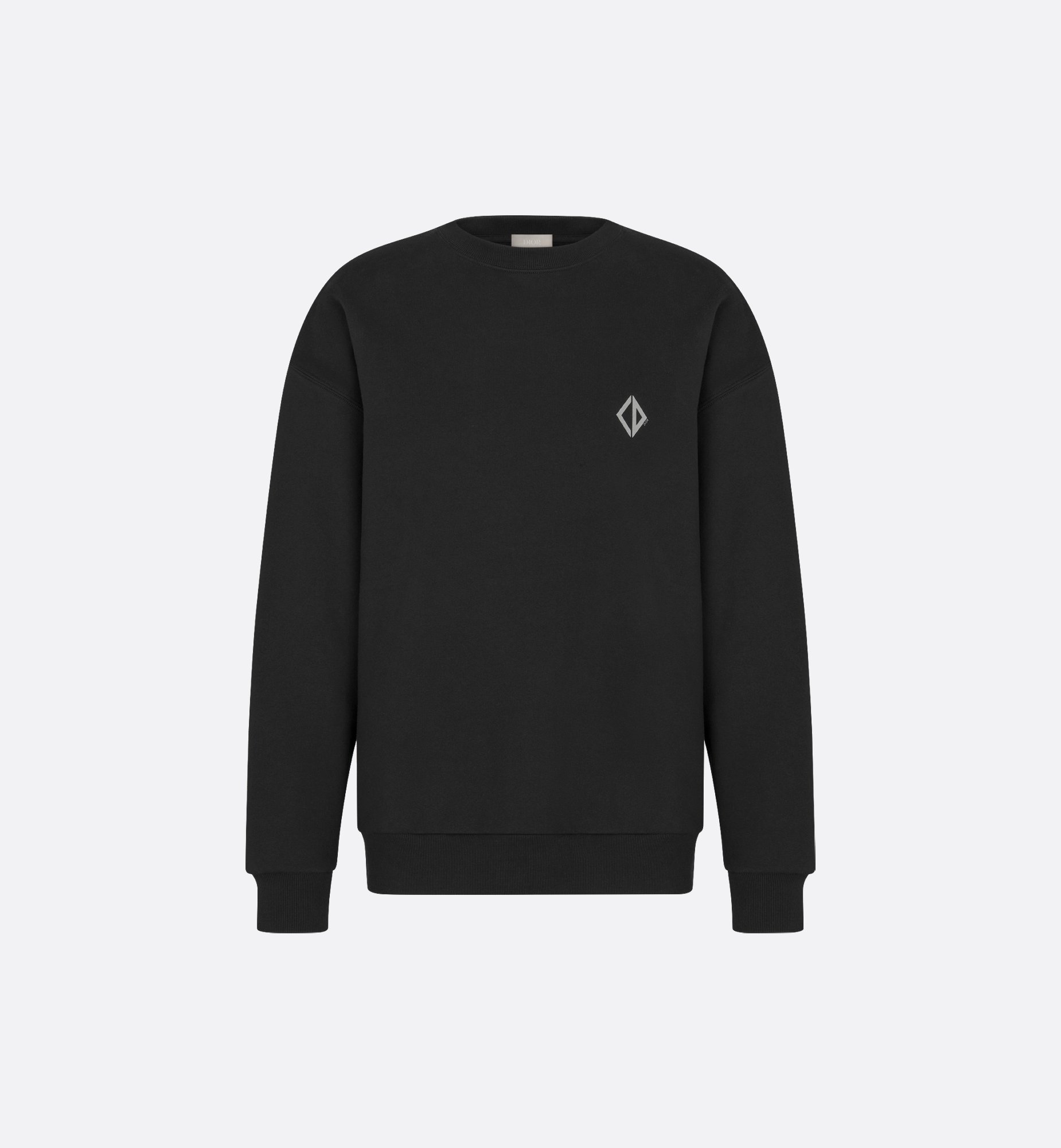 CD Diamond Sweatshirt Yellow Cotton Fleece | DIOR CD Diamond Sweatshirt Yellow Cotton Fleece | DIOR