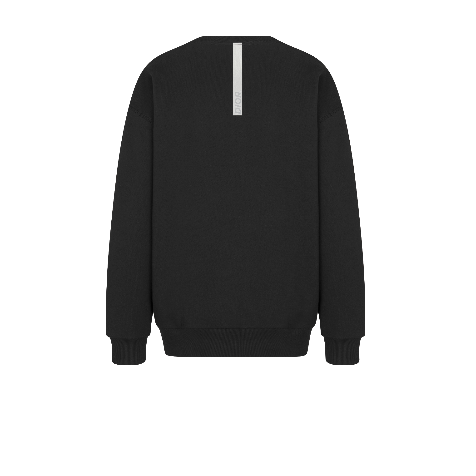 CD Diamond Sweatshirt Black Cotton Fleece E08