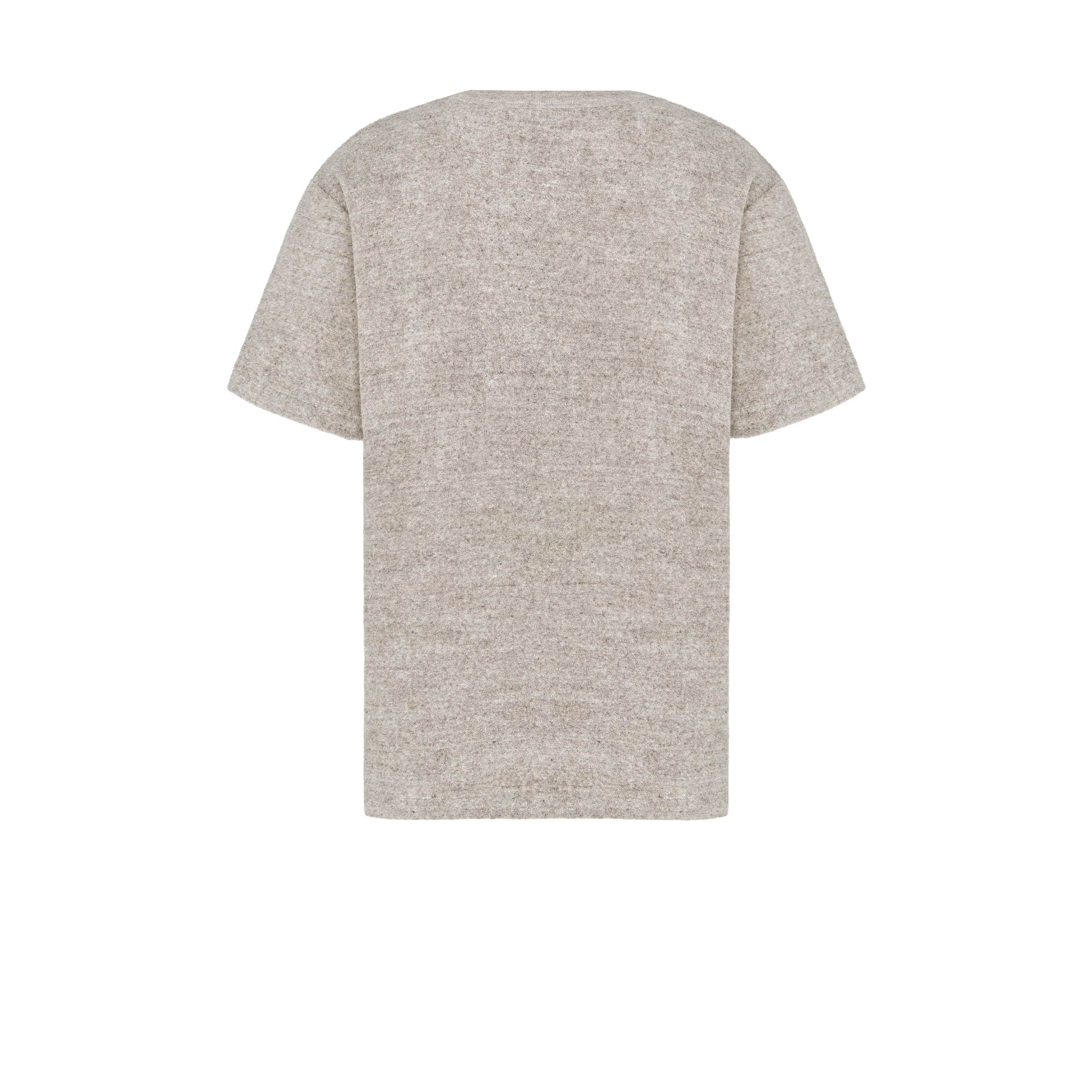 Christian Dior Couture T-Shirt, Relaxed Fit Beige Terry Cotton E08
