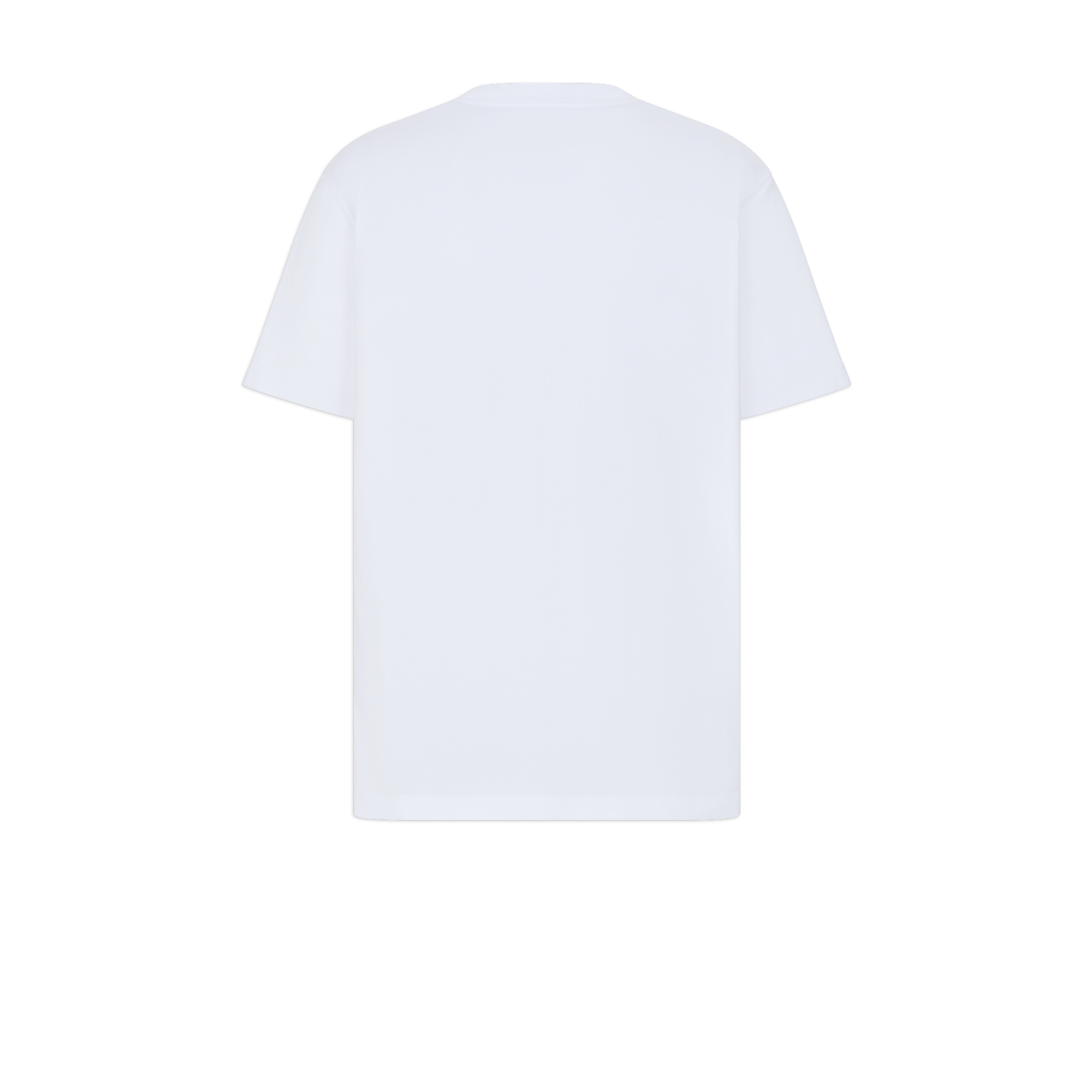 Christian Dior Couture T-Shirt, Relaxed Fit White Distressed-Effect Cotton Jersey E08