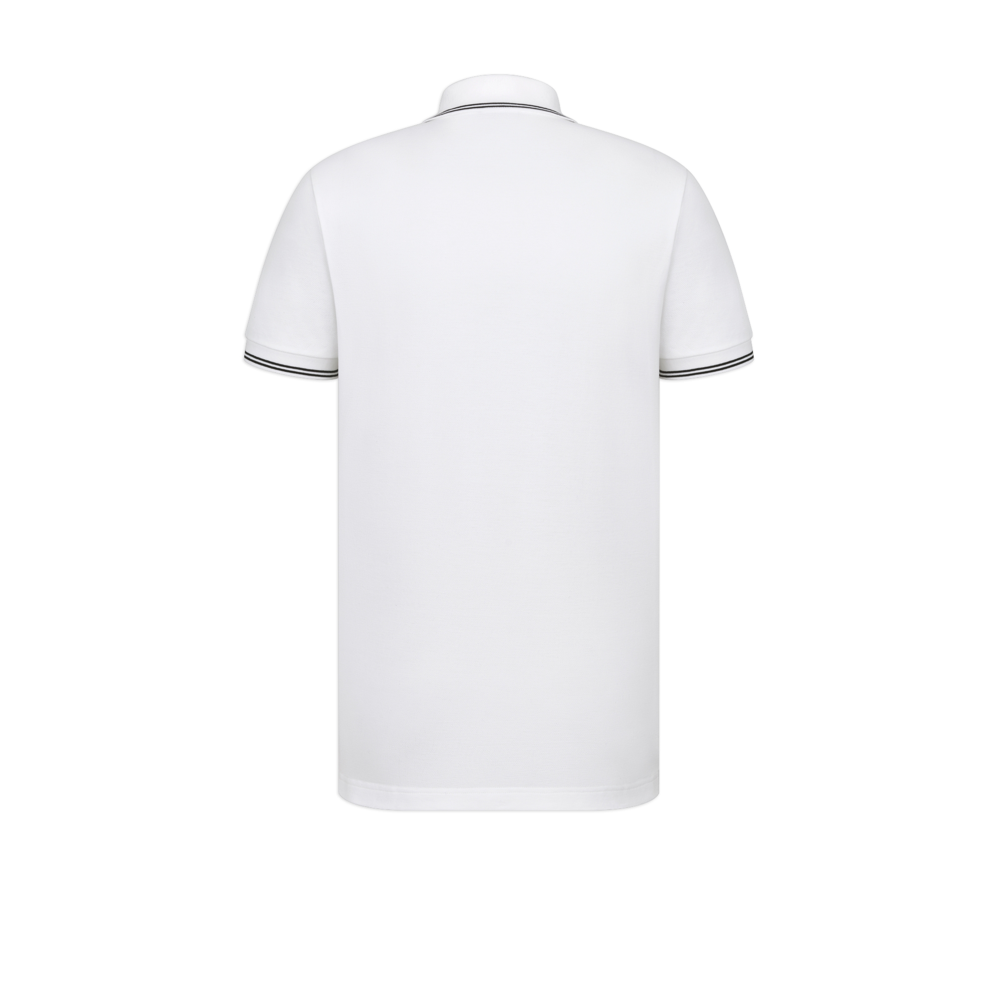 CD Icon Poloshirt Baumwollpikee in Weiß E08