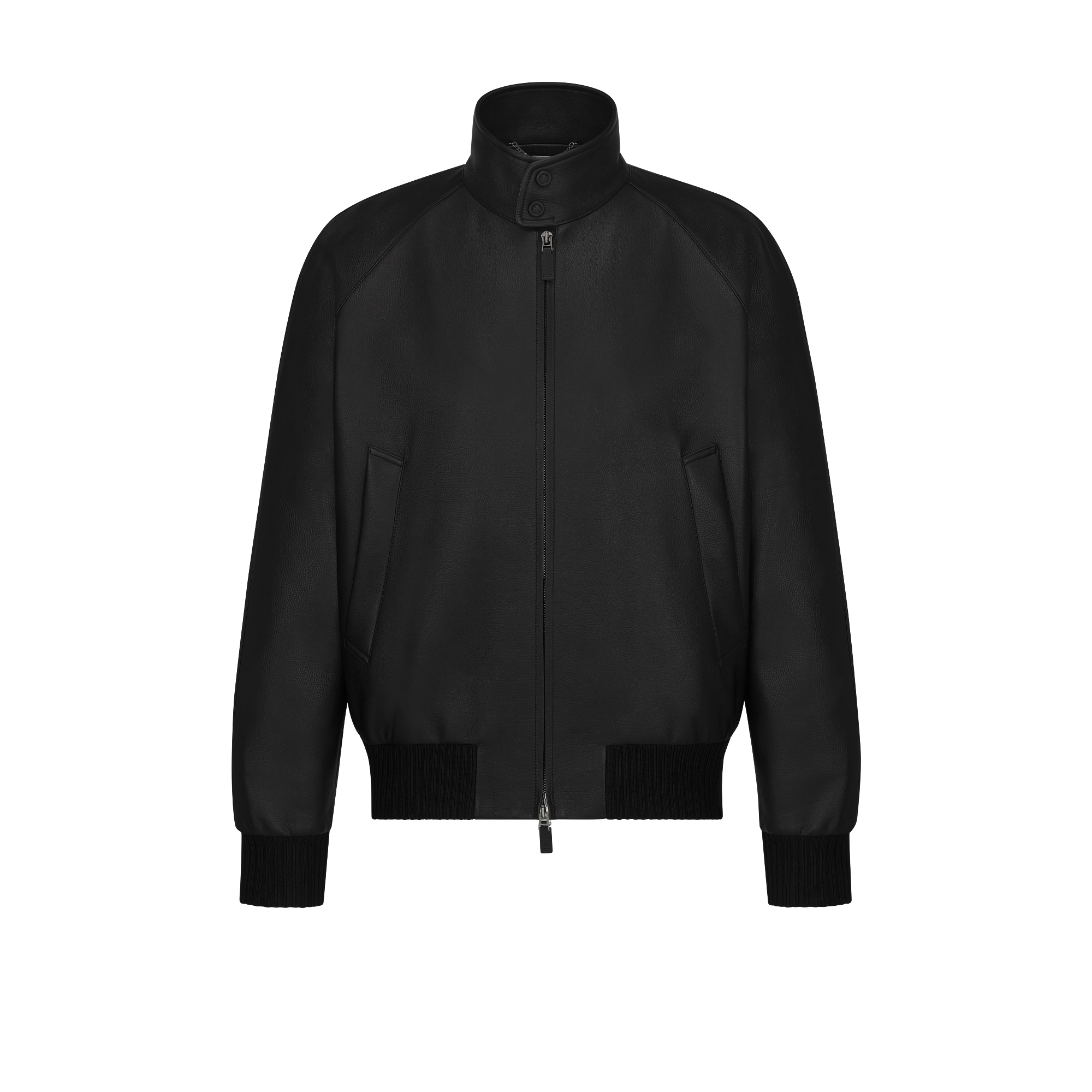 Blouson Dior Icons Cuir de veau noir E01