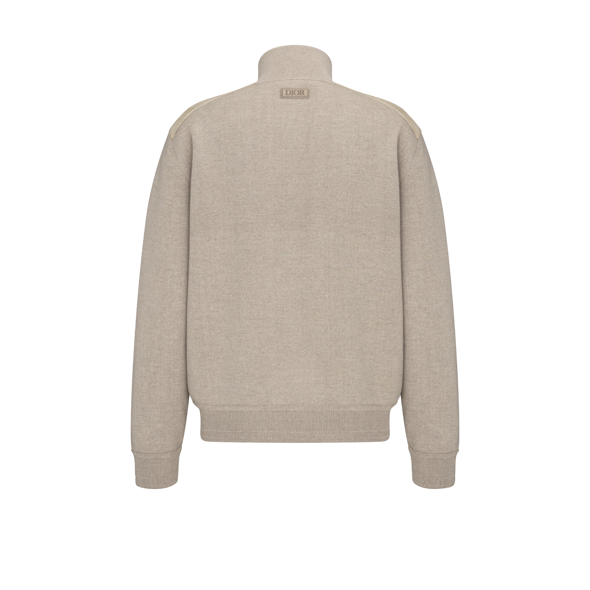 Dior Icons Sweater Beige Virgin Wool Milano Knit E08