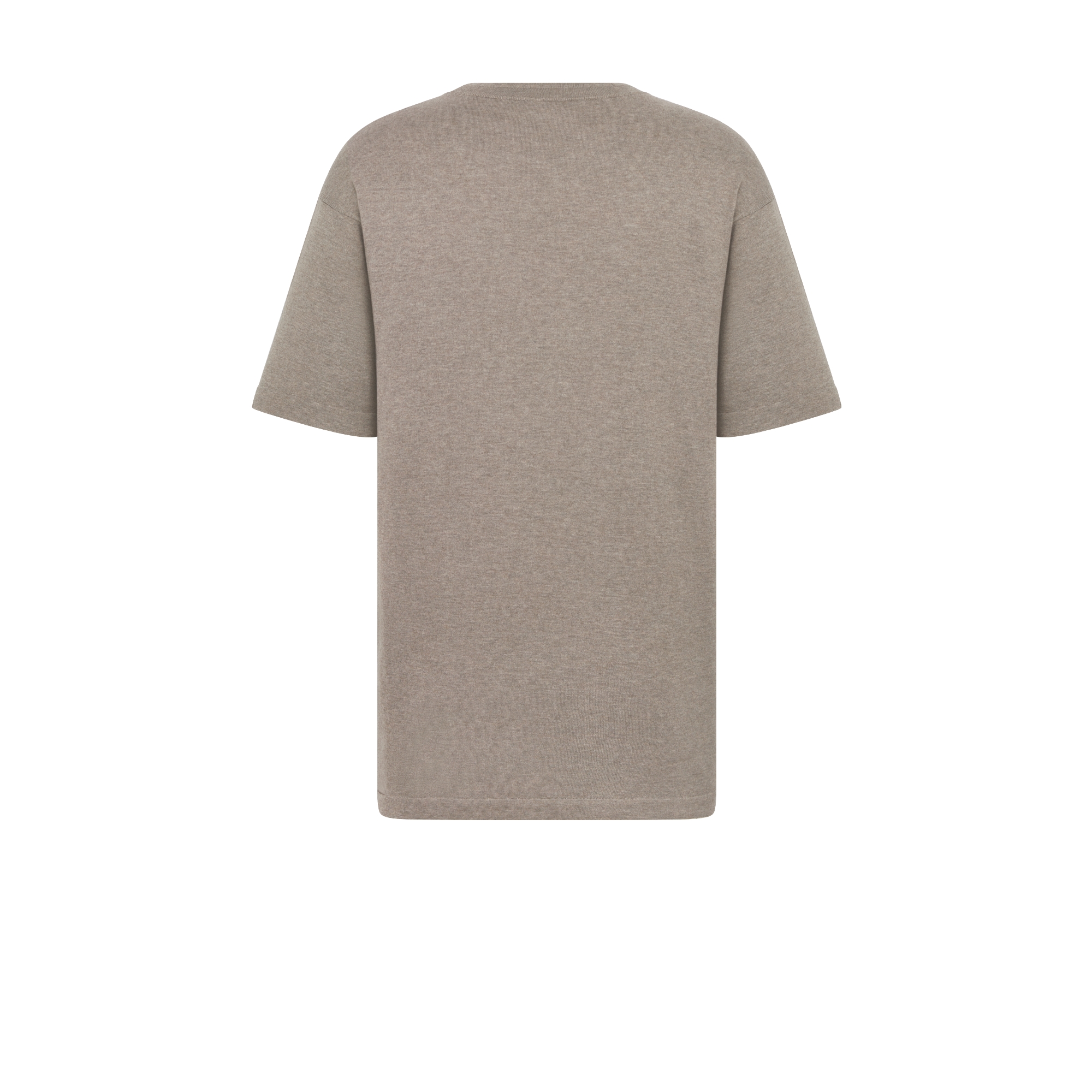 Dior Icons T-Shirt Beige Cotton and Silk Jersey E08