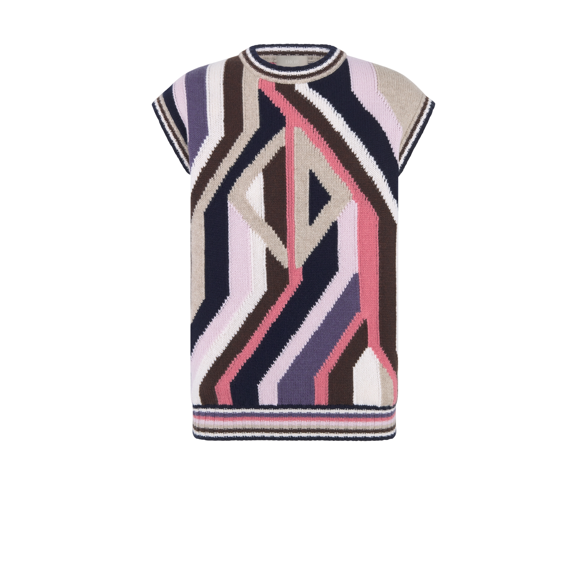 DIOR AND LEWIS HAMILTON CD Diamond Sweater Vest Multicolor