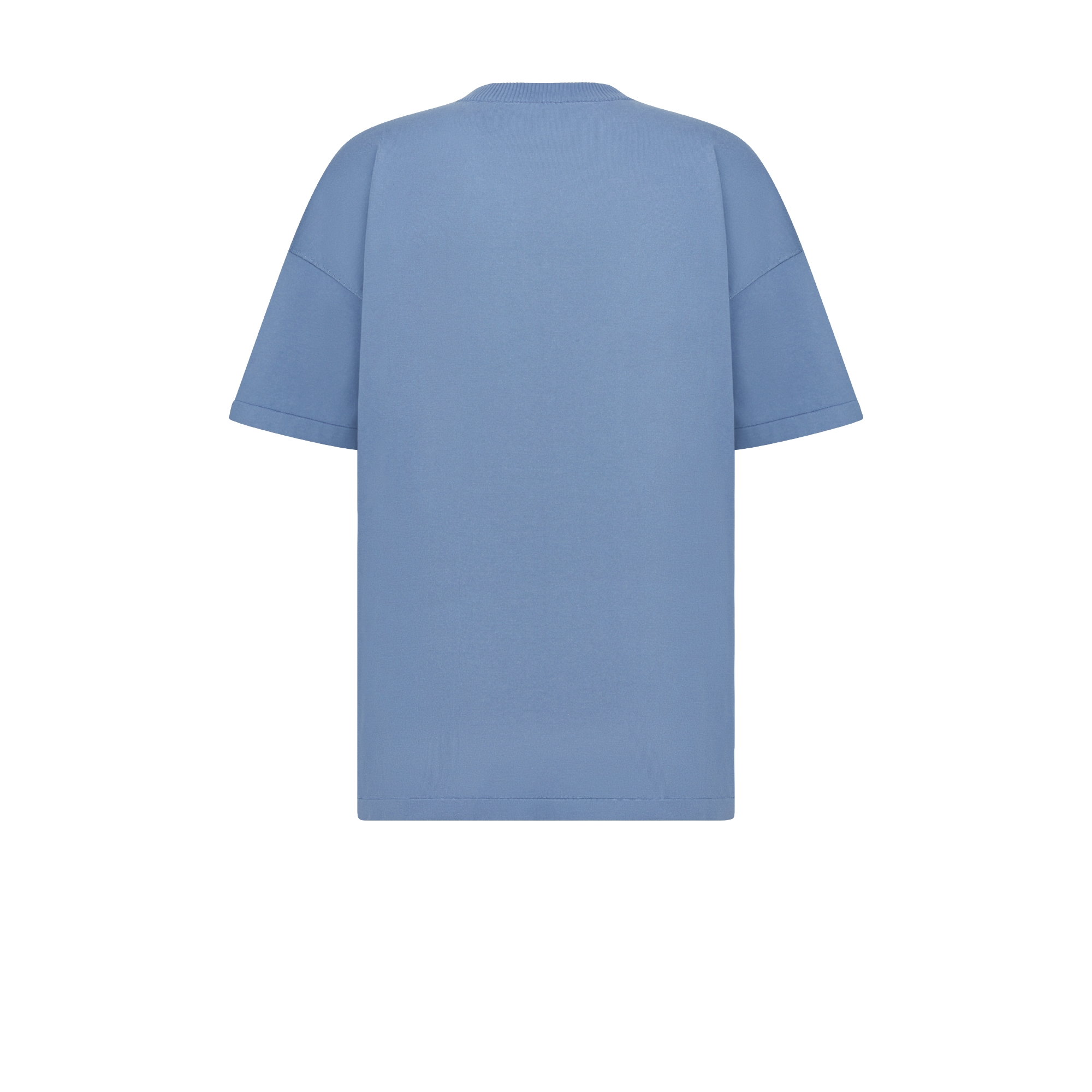 Christian Dior Couture T-Shirt, Relaxed Fit Baumwollstrick in Blau E08