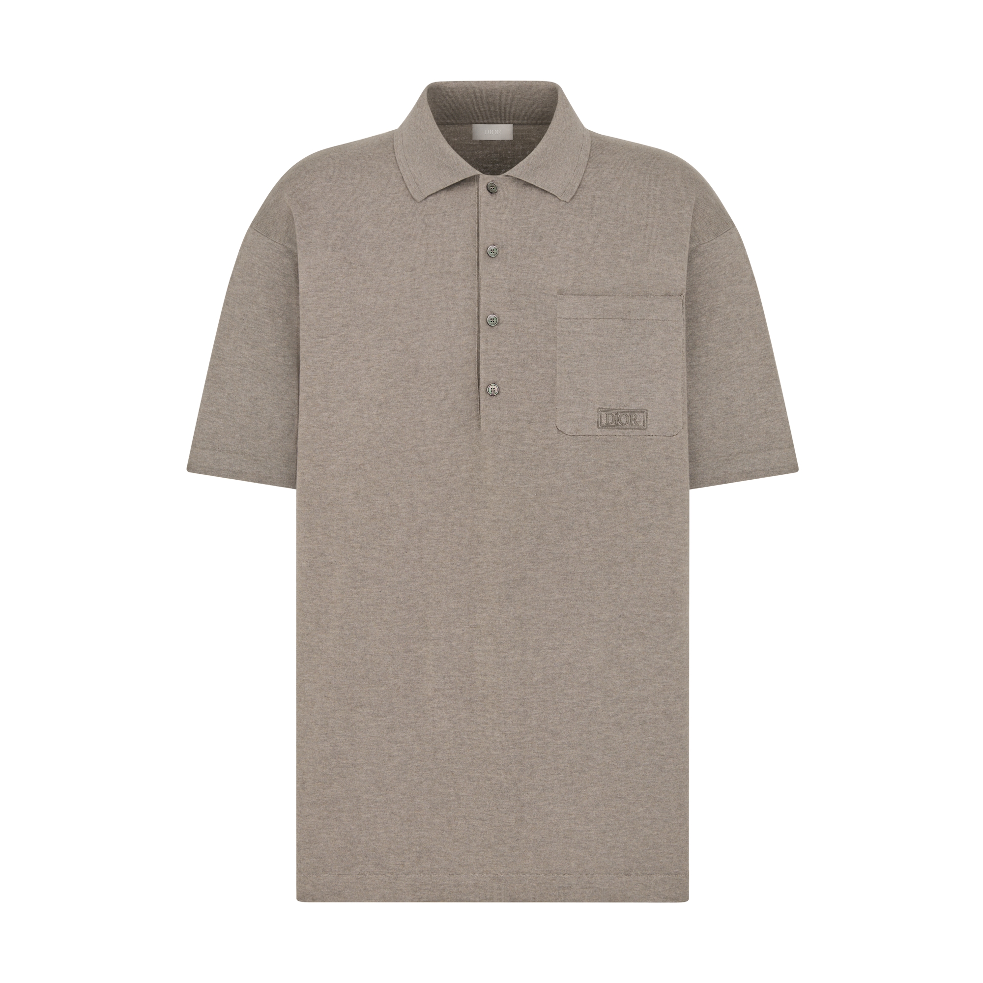  Beige Cotton and Silk Jersey