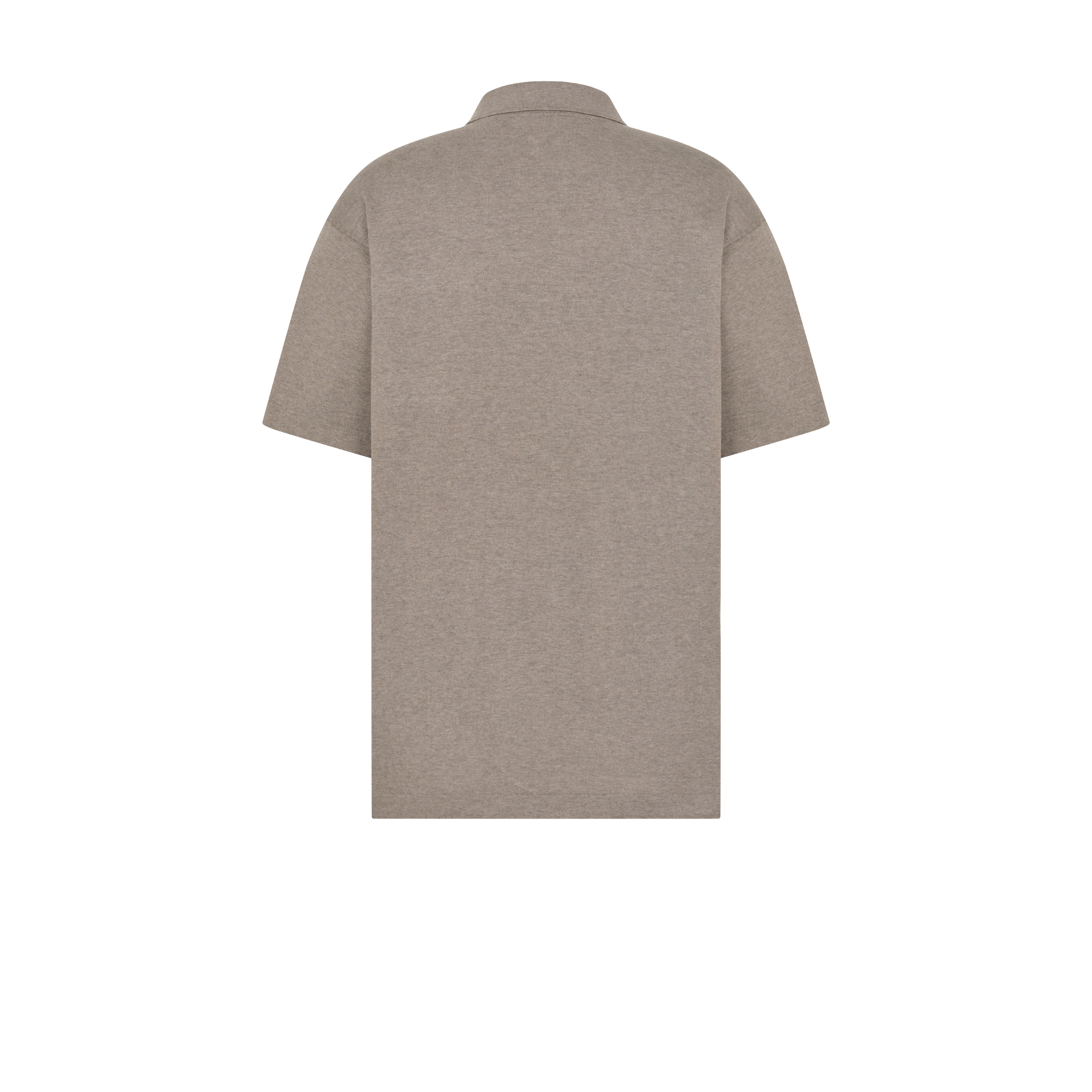 Dior Icons Polo Shirt Beige Cotton and Silk Jersey E08