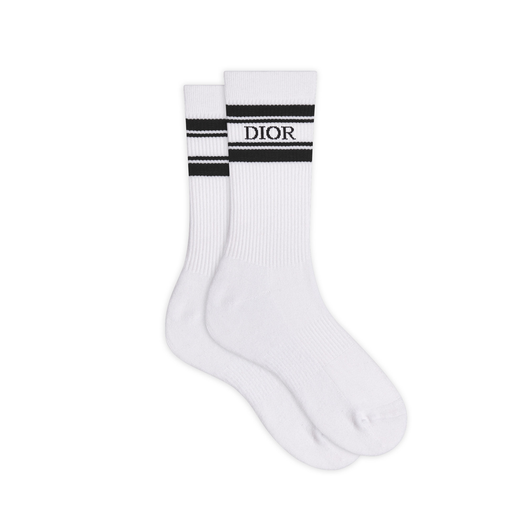 Chaussettes Dior Coton mélangé blanc E01