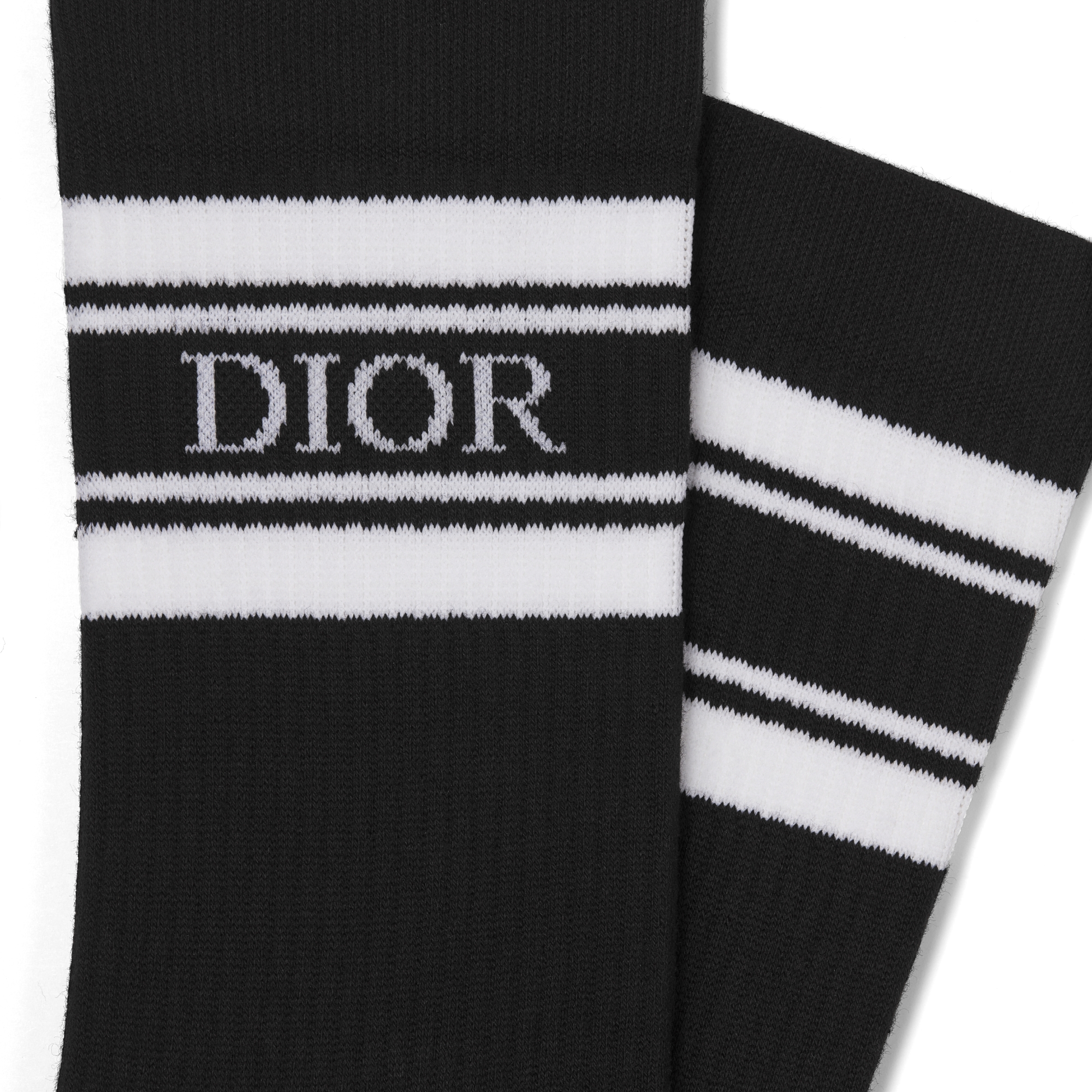 Dior Socks Black Cotton Blend E09