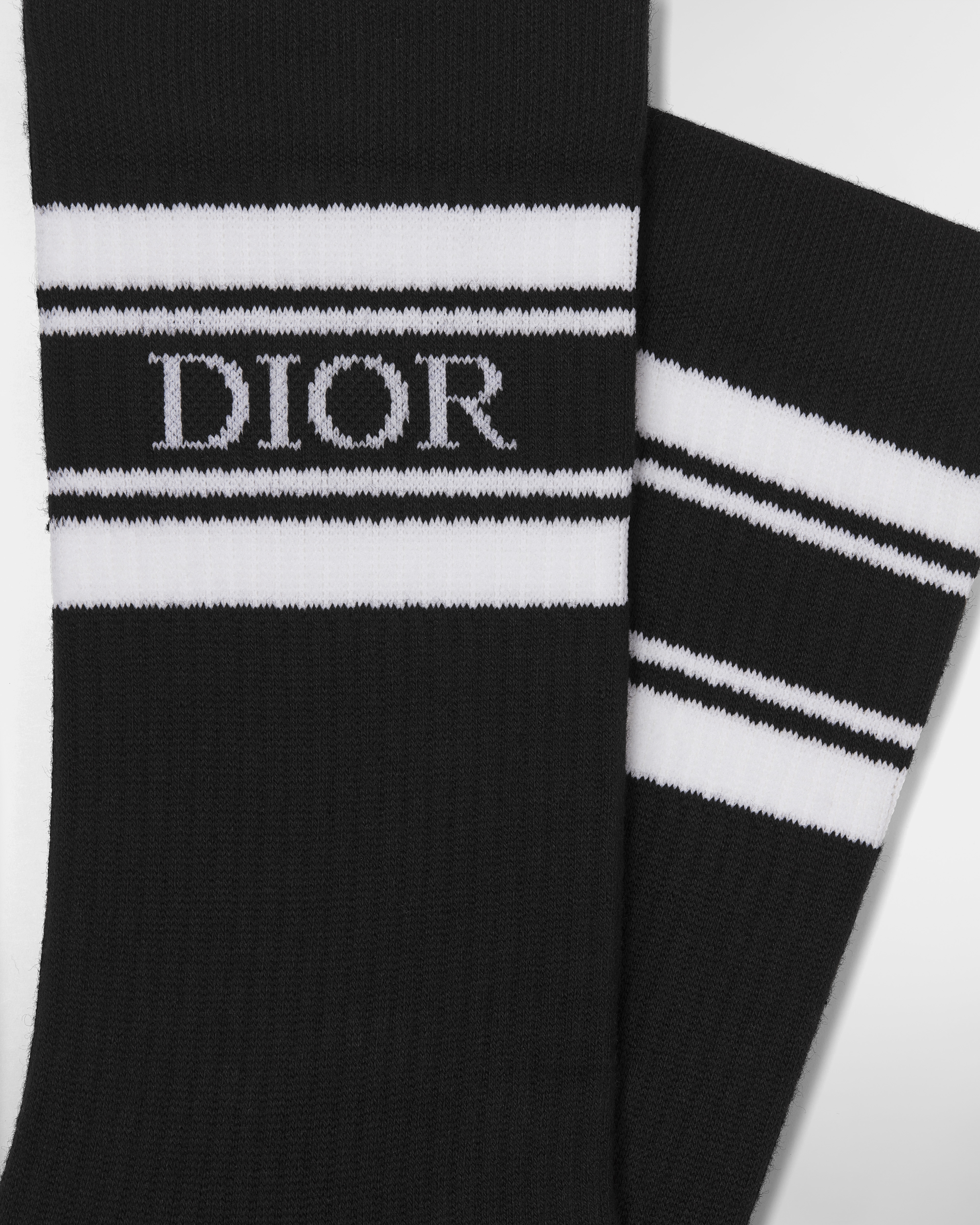 Chaussettes Dior Coton mélangé noir E09