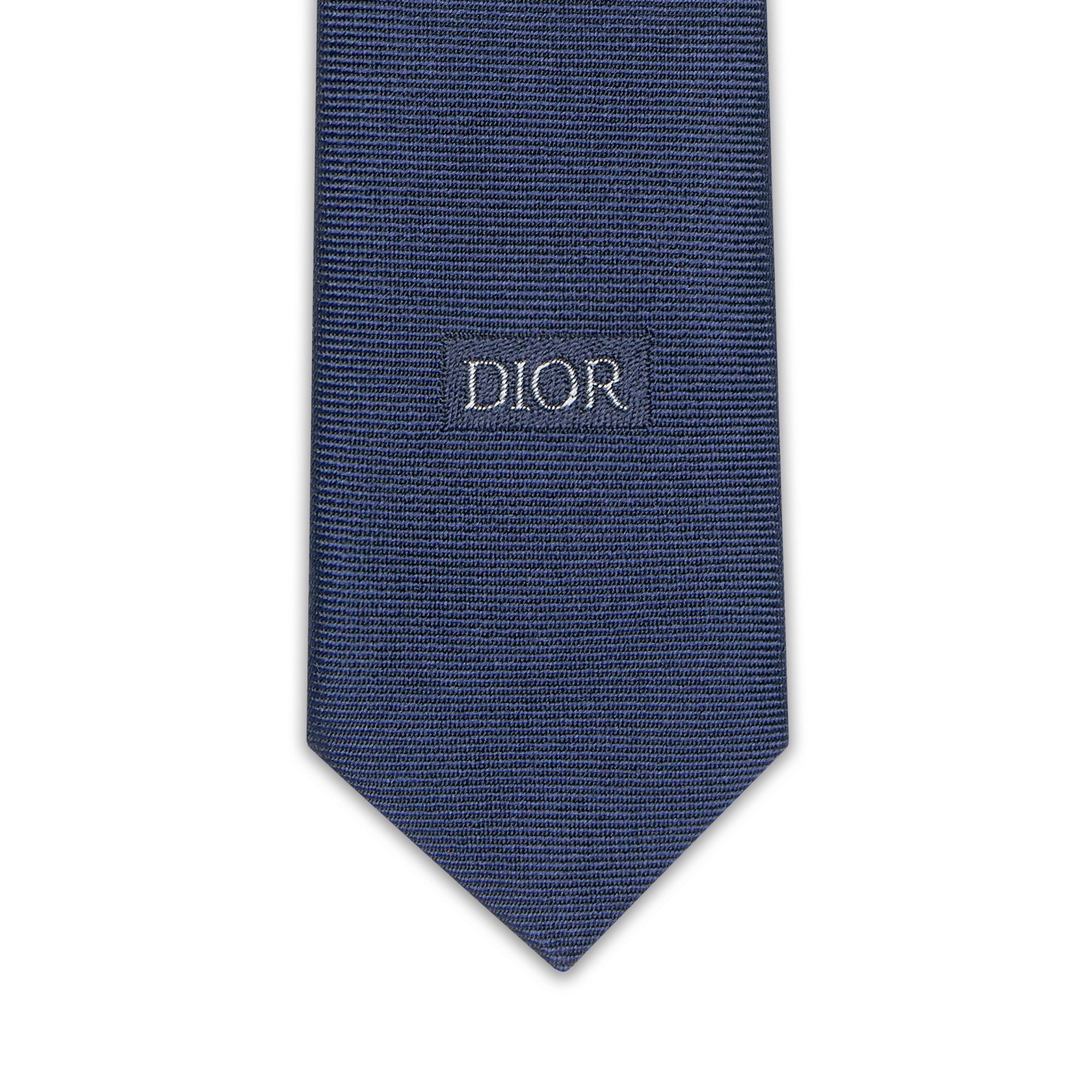 Tie with Centered Dior Oblique