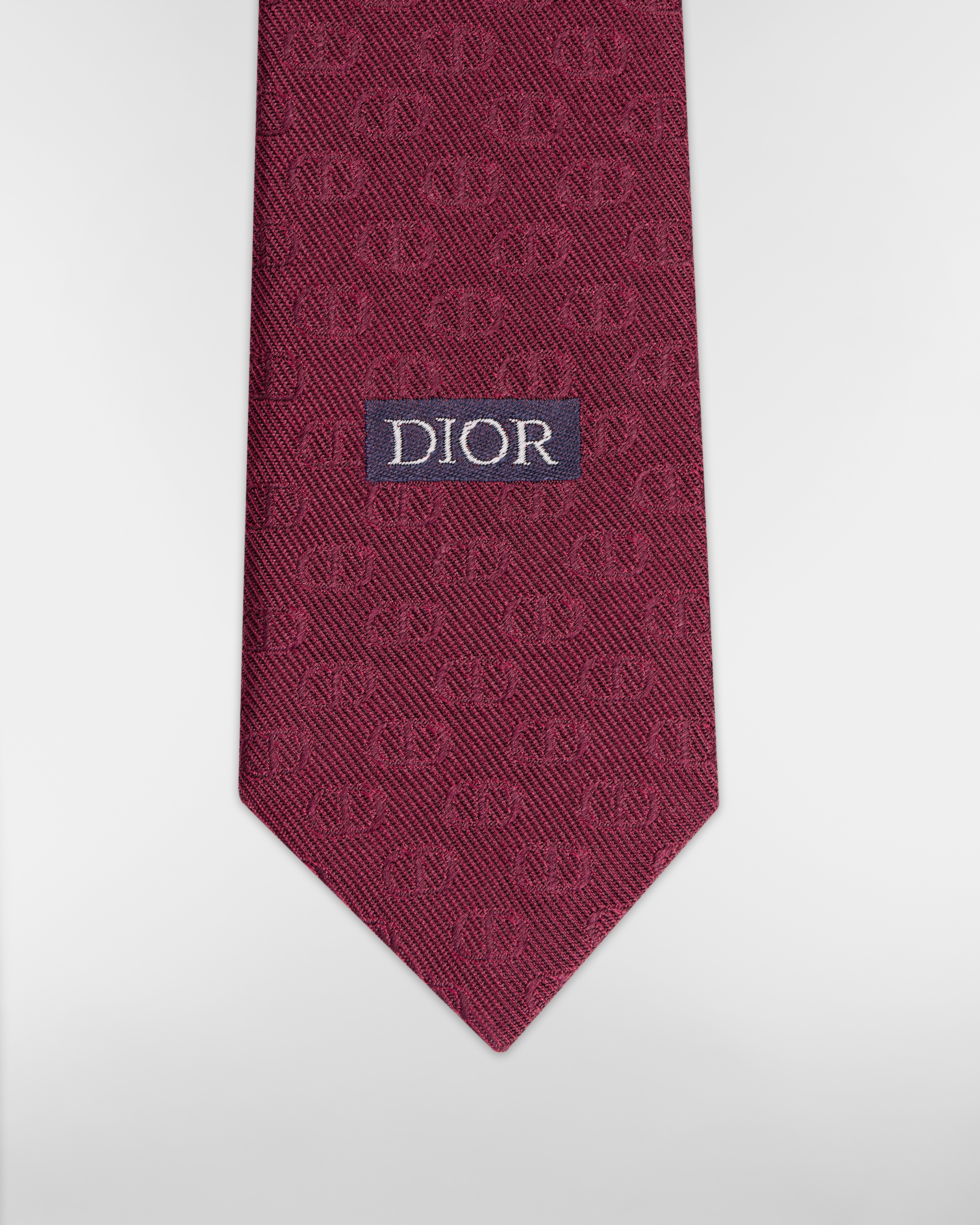 Stropdas met CD Icon Rode zijde E09