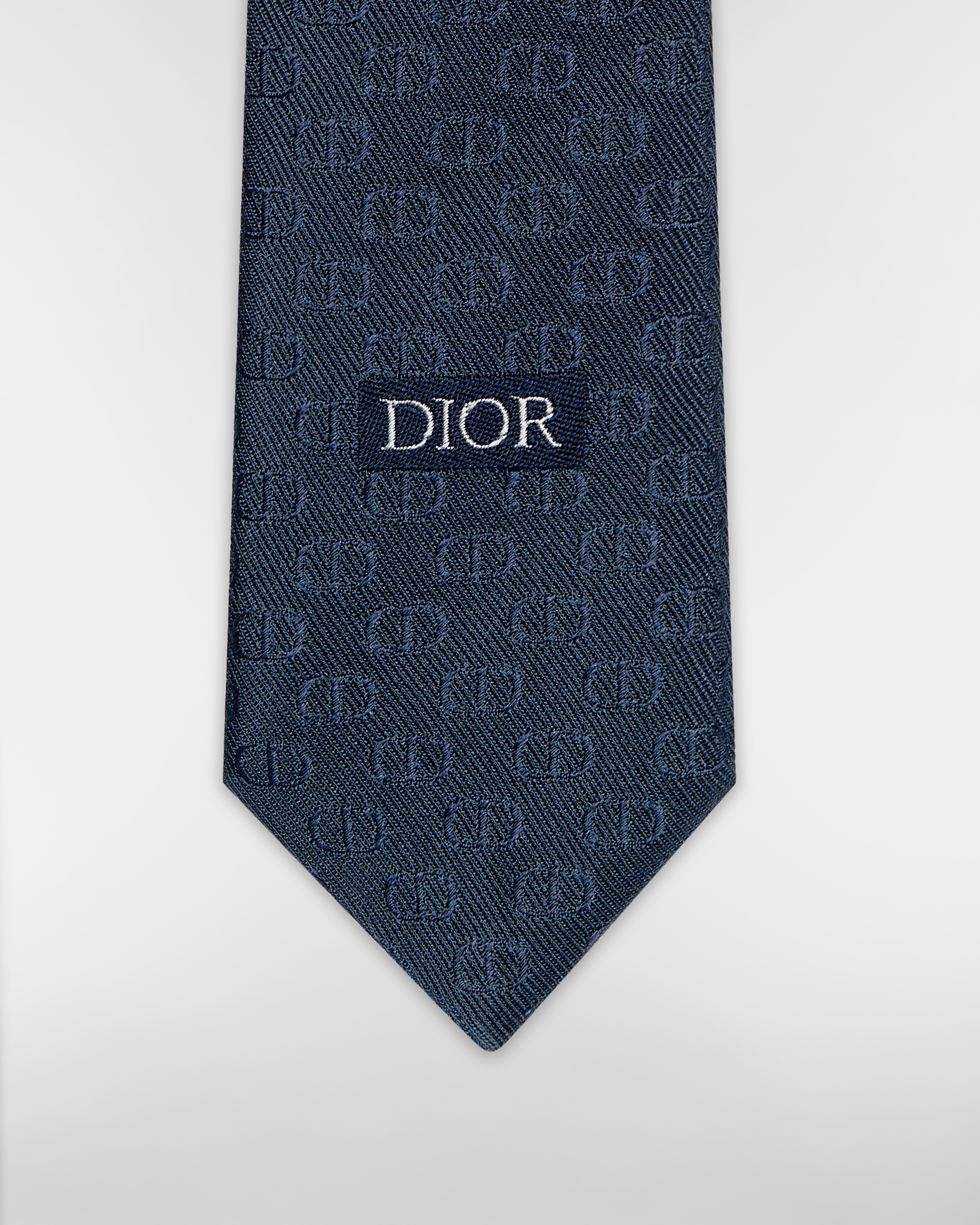 CD Icon Tie Blue Silk E09