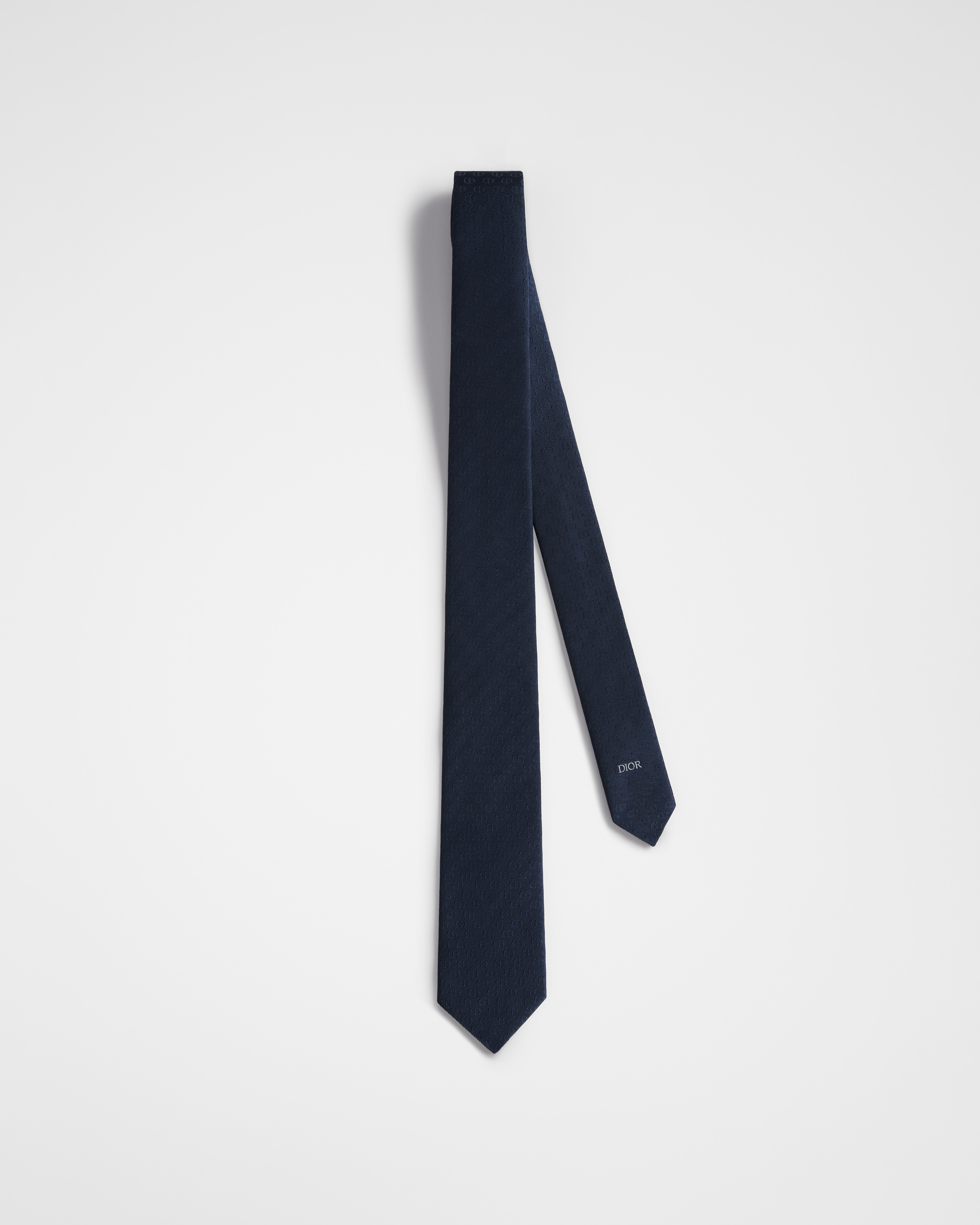 Corbata CD Icon Seda azul marino E01