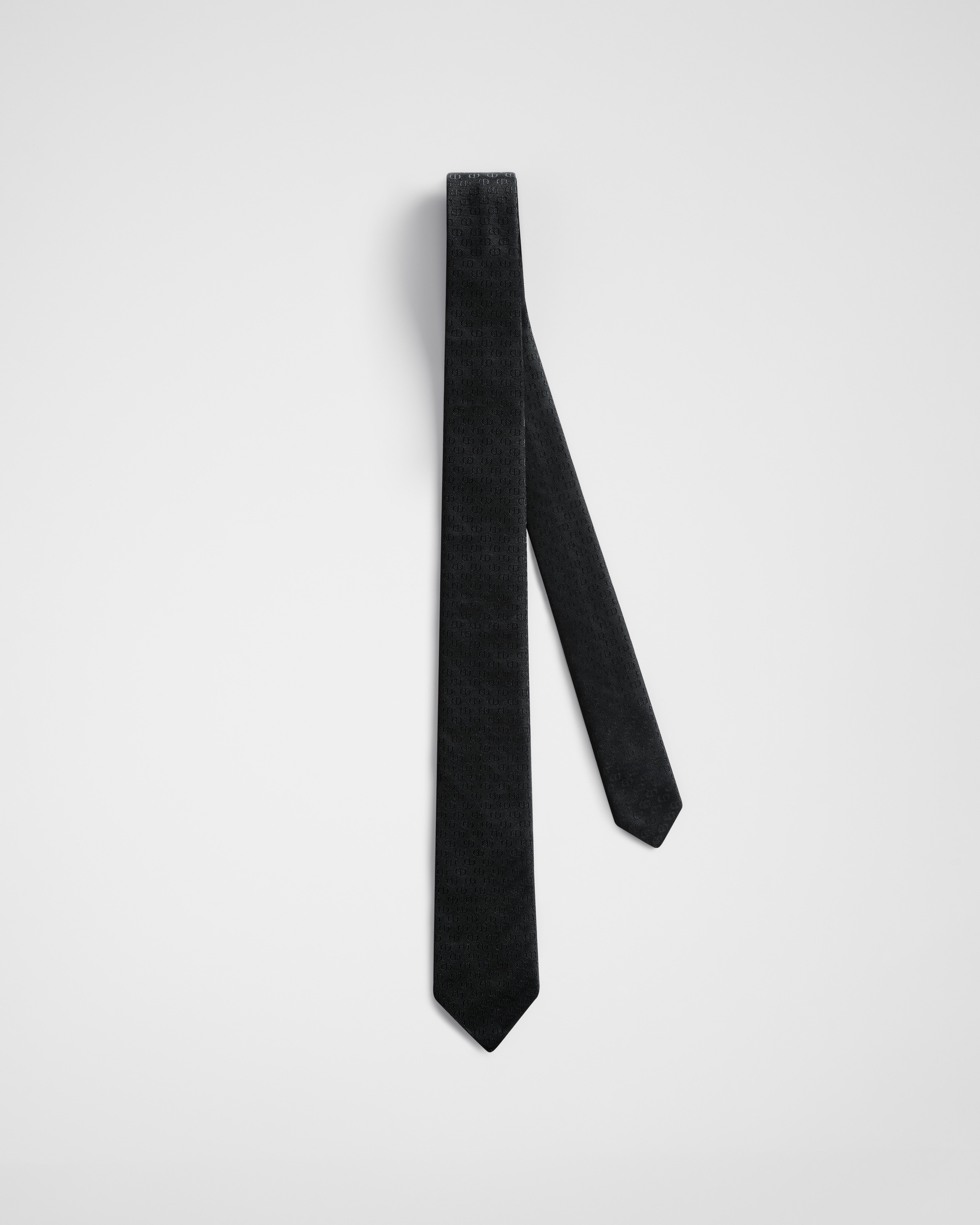 Cravate CD Icon Soie noire