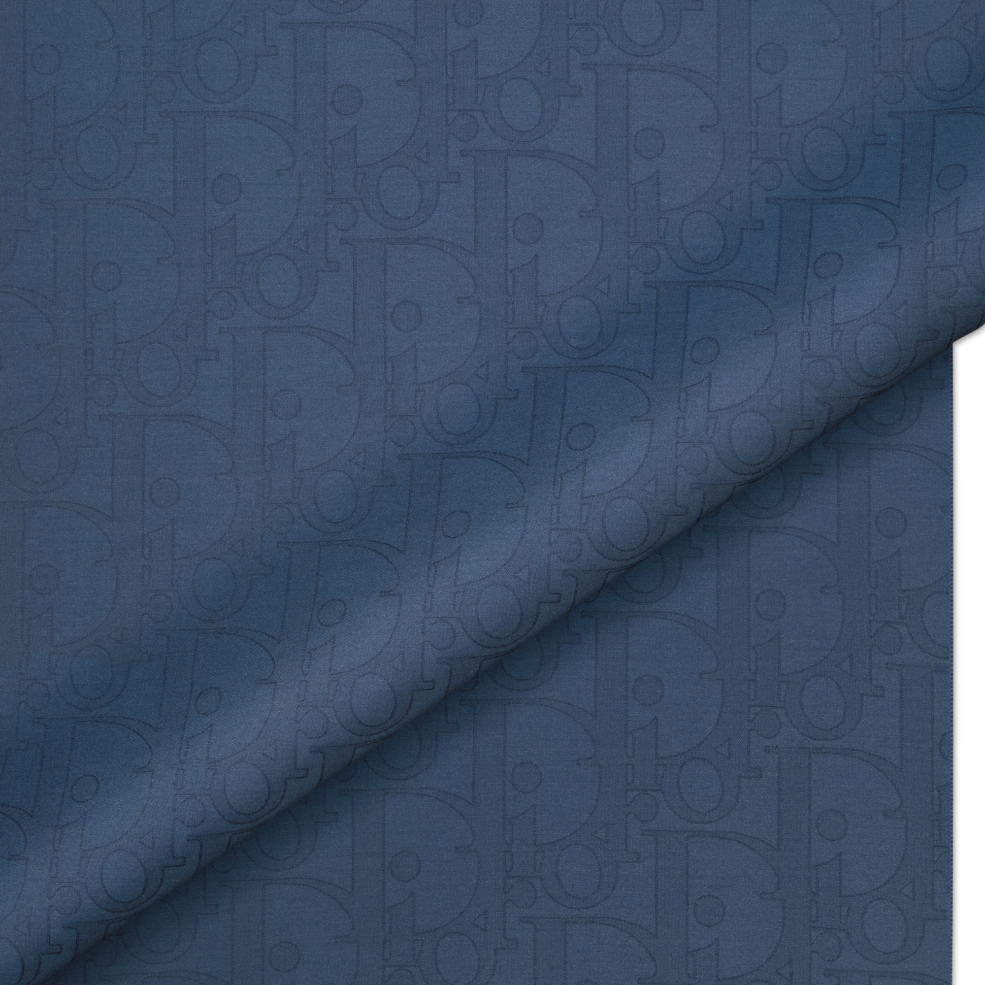 Dior Gravity Stole Navy Blue Cotton and Silk E09