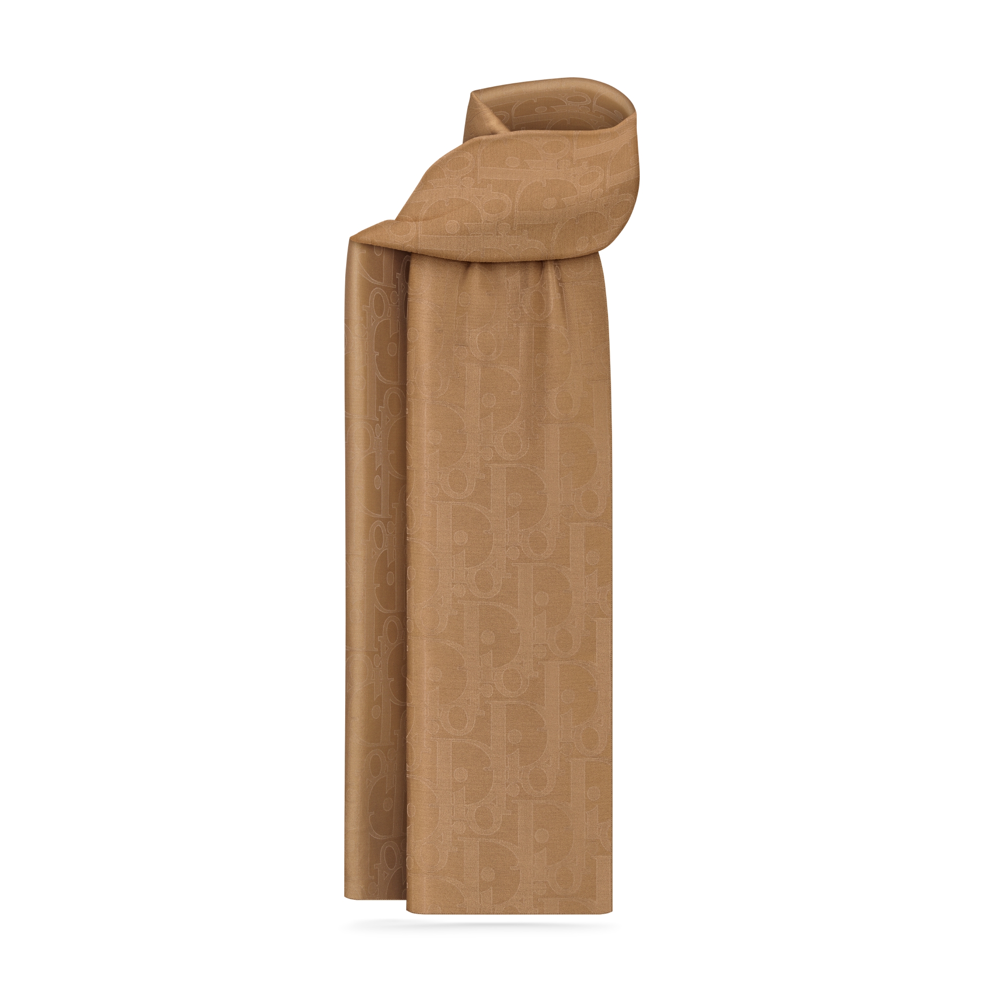Dior Gravity Stole Brown Cotton and Silk E01