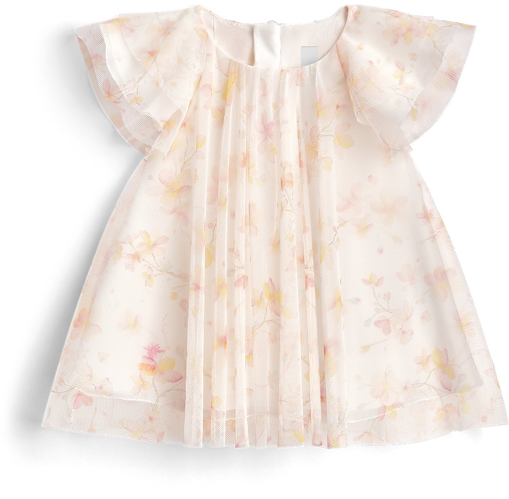 Ausgestelltes Kleid für Babys aria_frontView aria_frontView
