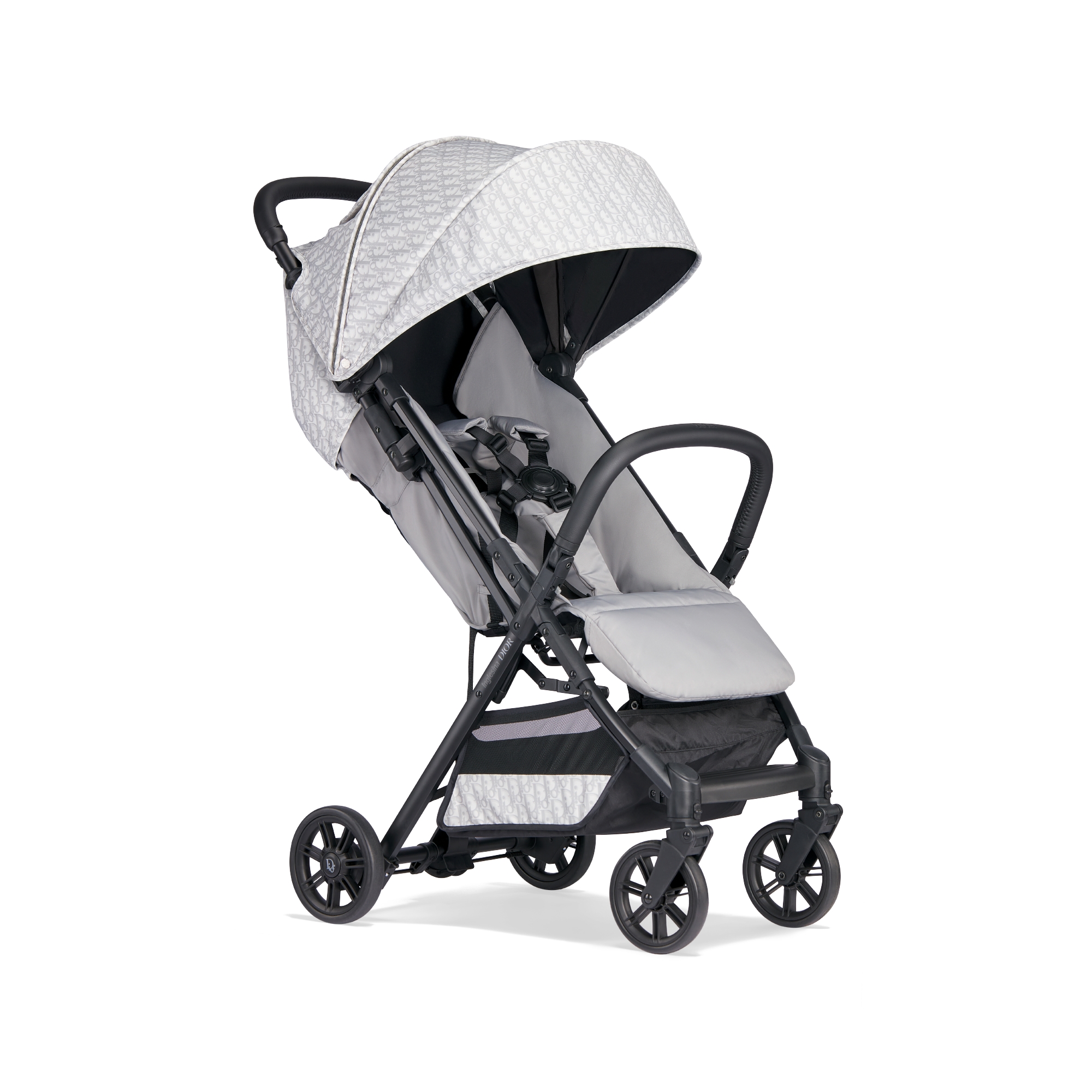 Stroller Gray Dior Oblique Water-Repellent Technical Fabric E02
