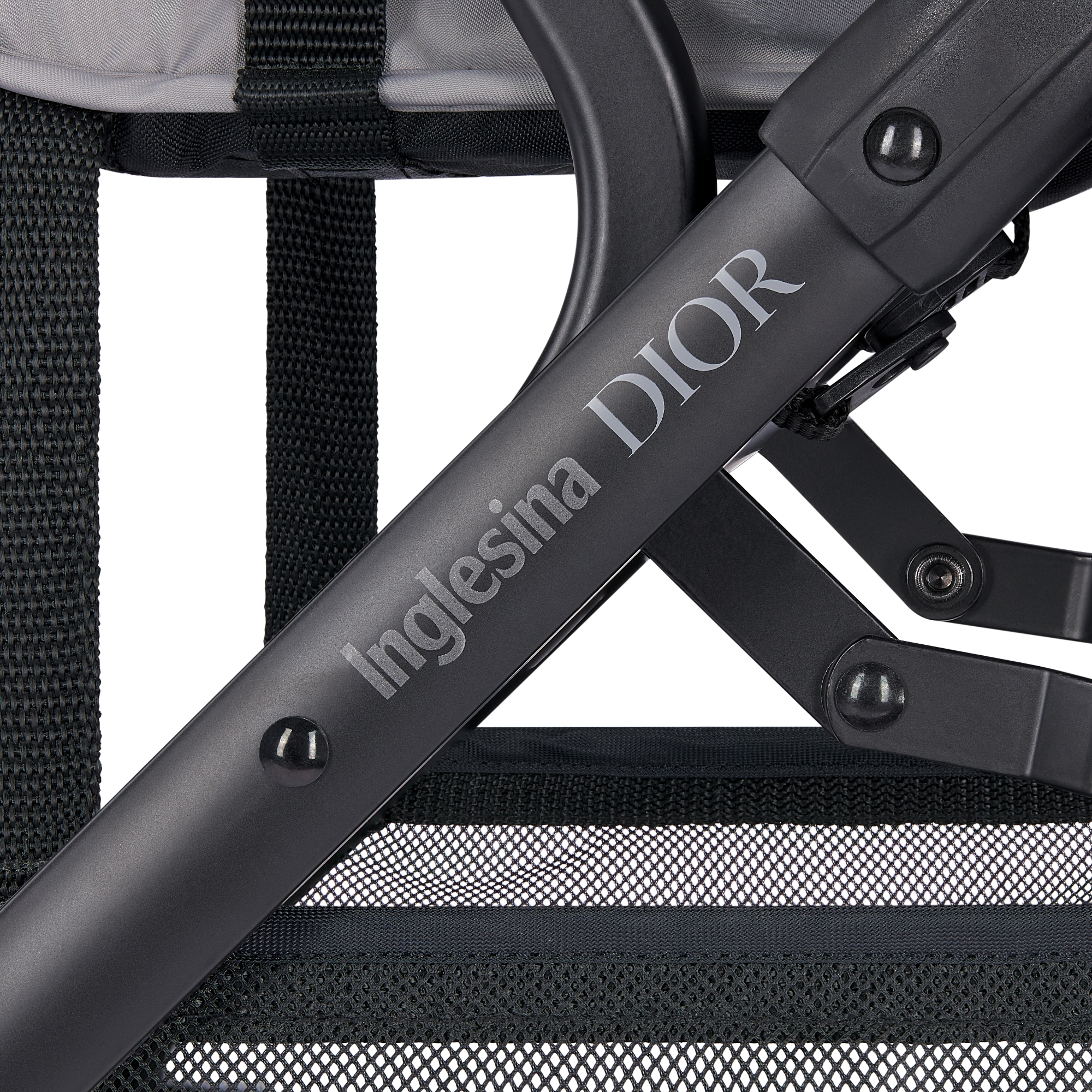 Stroller Gray Dior Oblique Water-Repellent Technical Fabric E05