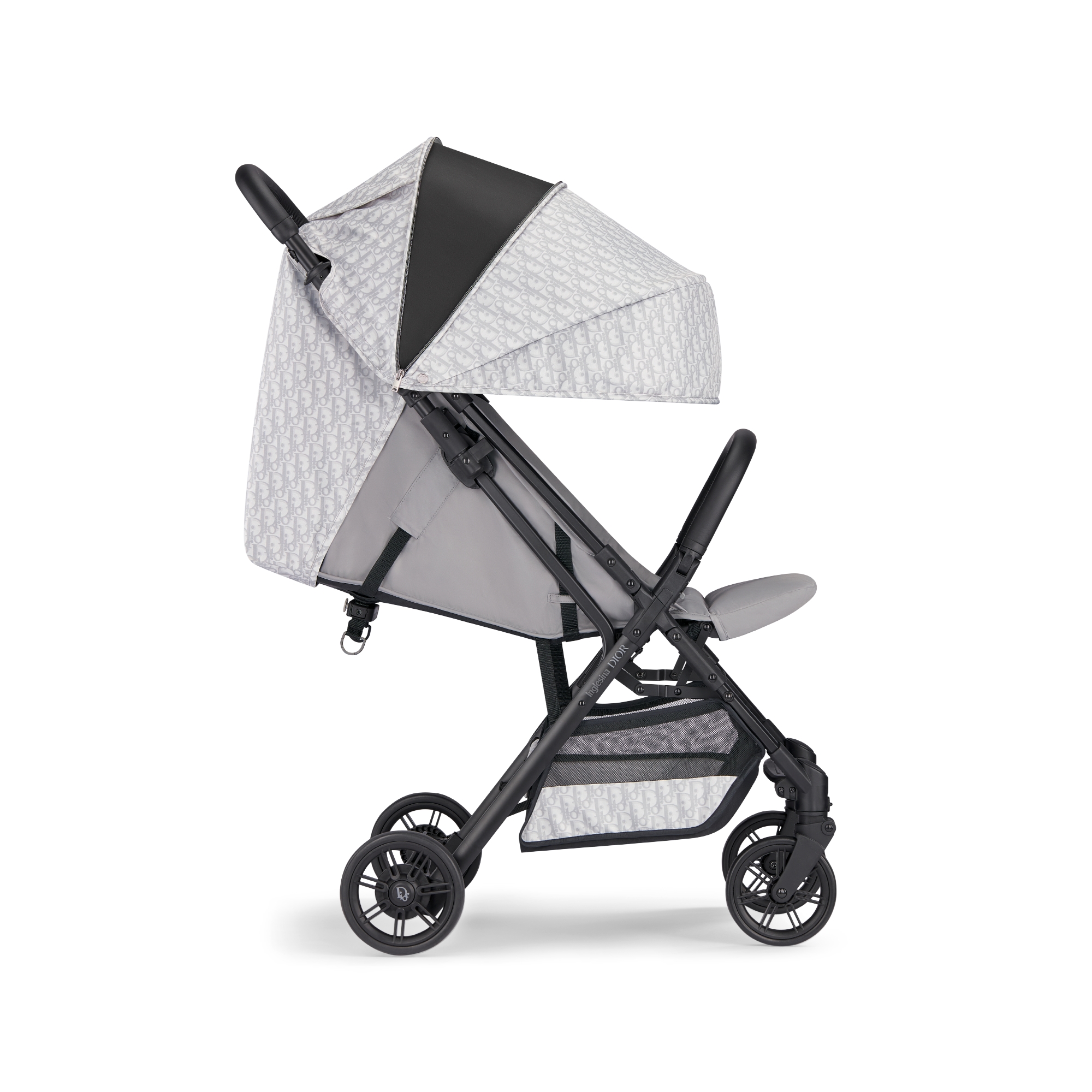 Stroller Gray Dior Oblique Water-Repellent Technical Fabric E07