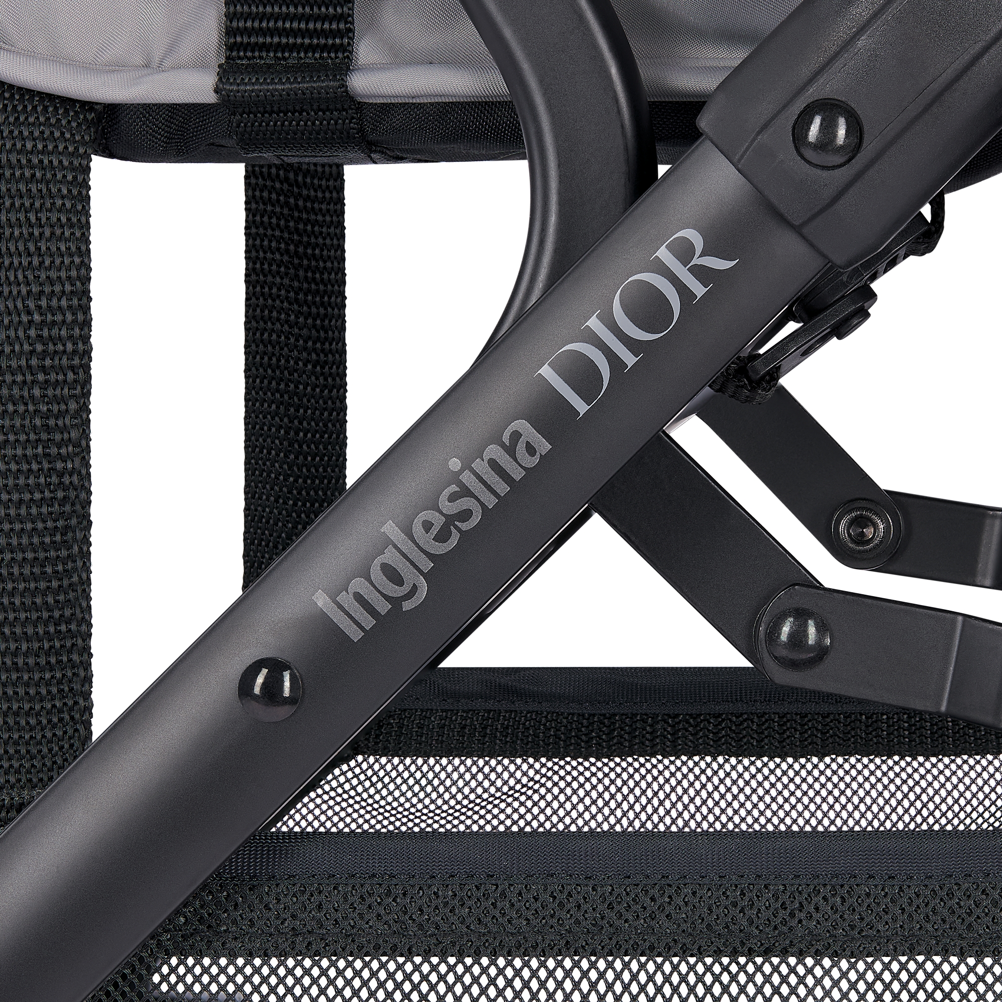 Stroller Gray Dior Oblique Water-Repellent Technical Fabric E05