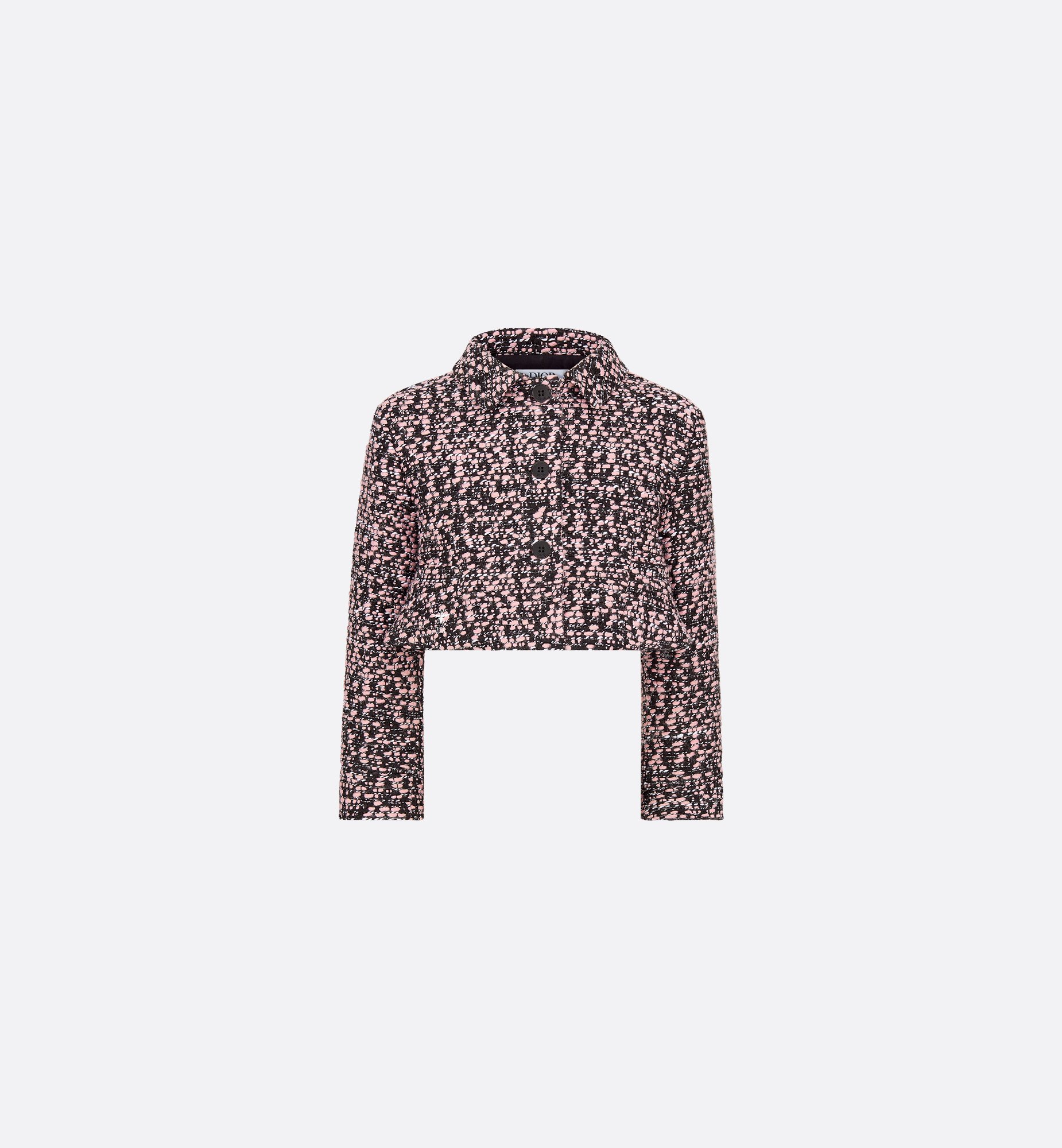 Kids' Headband Black, Pink and Silver-Tone Tweed | DIOR Kids' Headband Black, Pink and Silver-Tone Tweed | DIOR