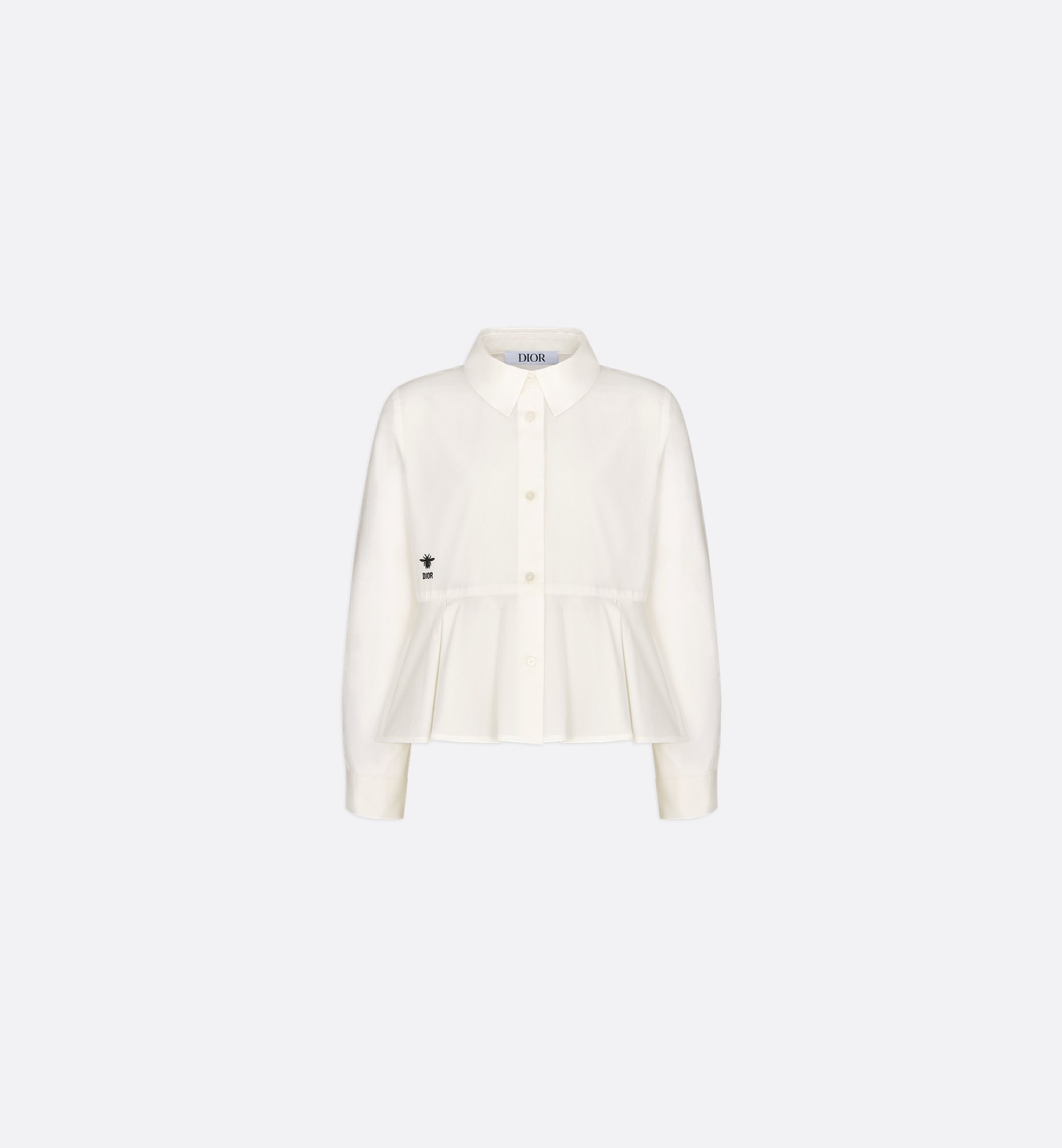 Kids' Shirt White Cotton Poplin | DIOR Kids' Shirt White Cotton Poplin | DIOR