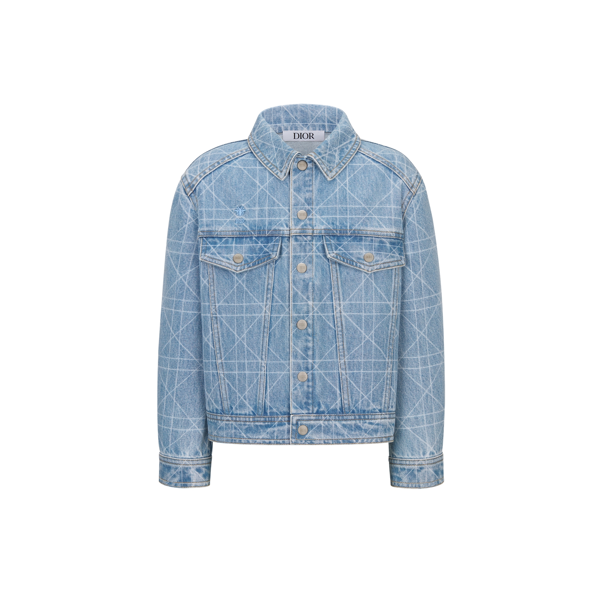 Kids' Jacket Blue Cannage Cotton Denim E01