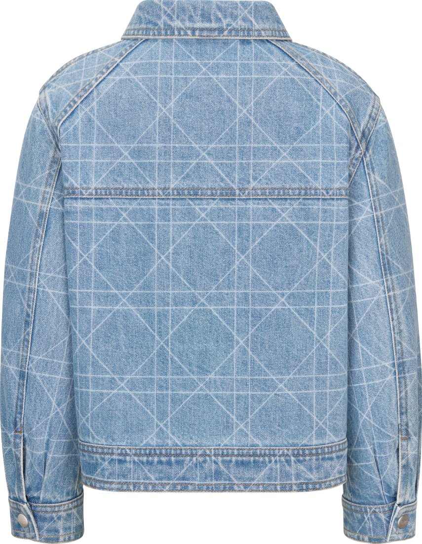 Kids' Jacket Blue Cannage Cotton Denim | DIOR