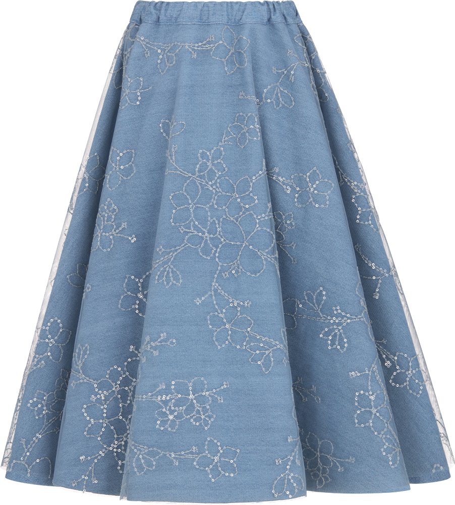 Kids' Long Skirt Back view
