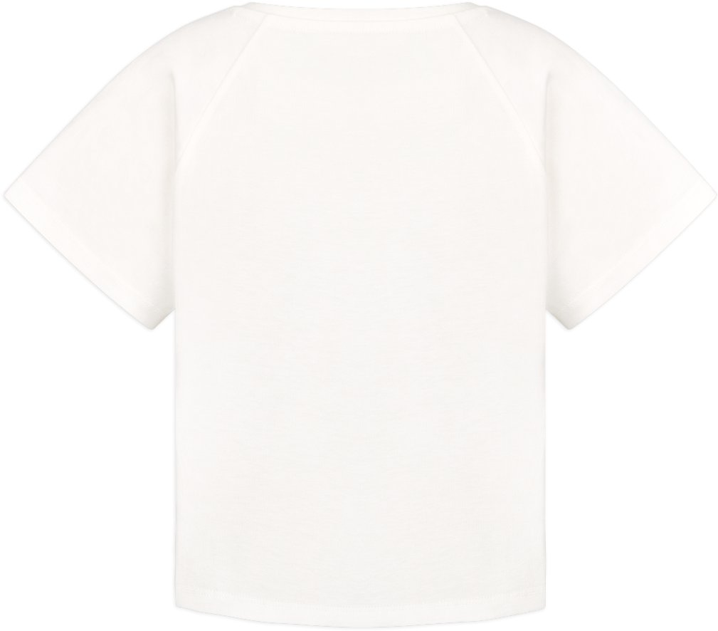 Kids' T-Shirt Ivory Cotton Jersey | DIOR