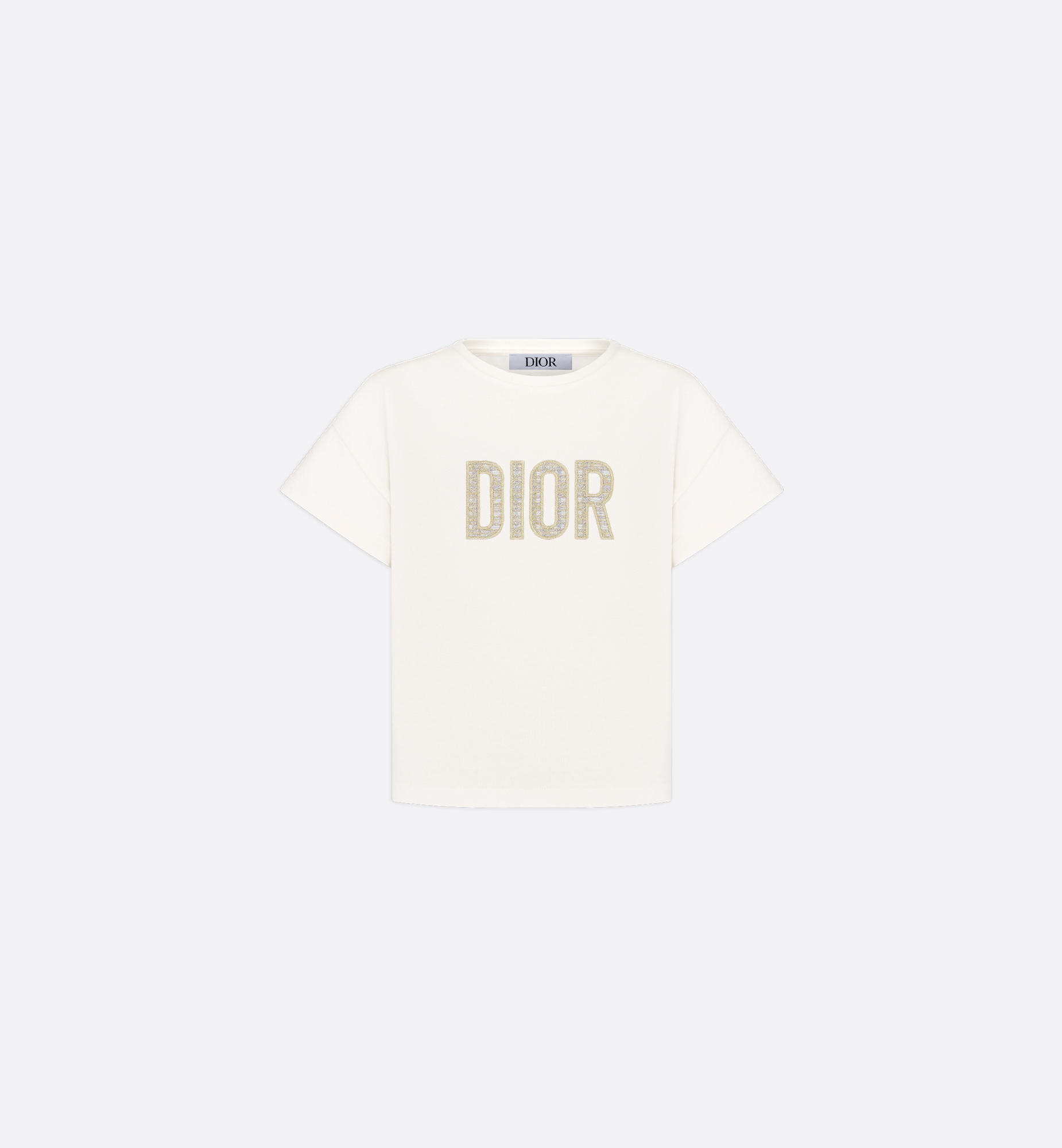 Kids' T-Shirt Ivory Cotton Jersey | DIOR Kids' T-Shirt Ivory Cotton Jersey | DIOR