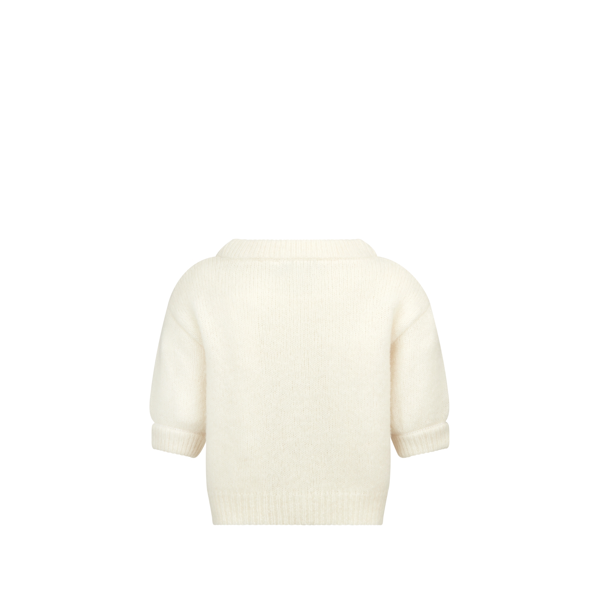 キッズ ショートスリーブ セーター アルパカ & ウール ブレンド ニット E08