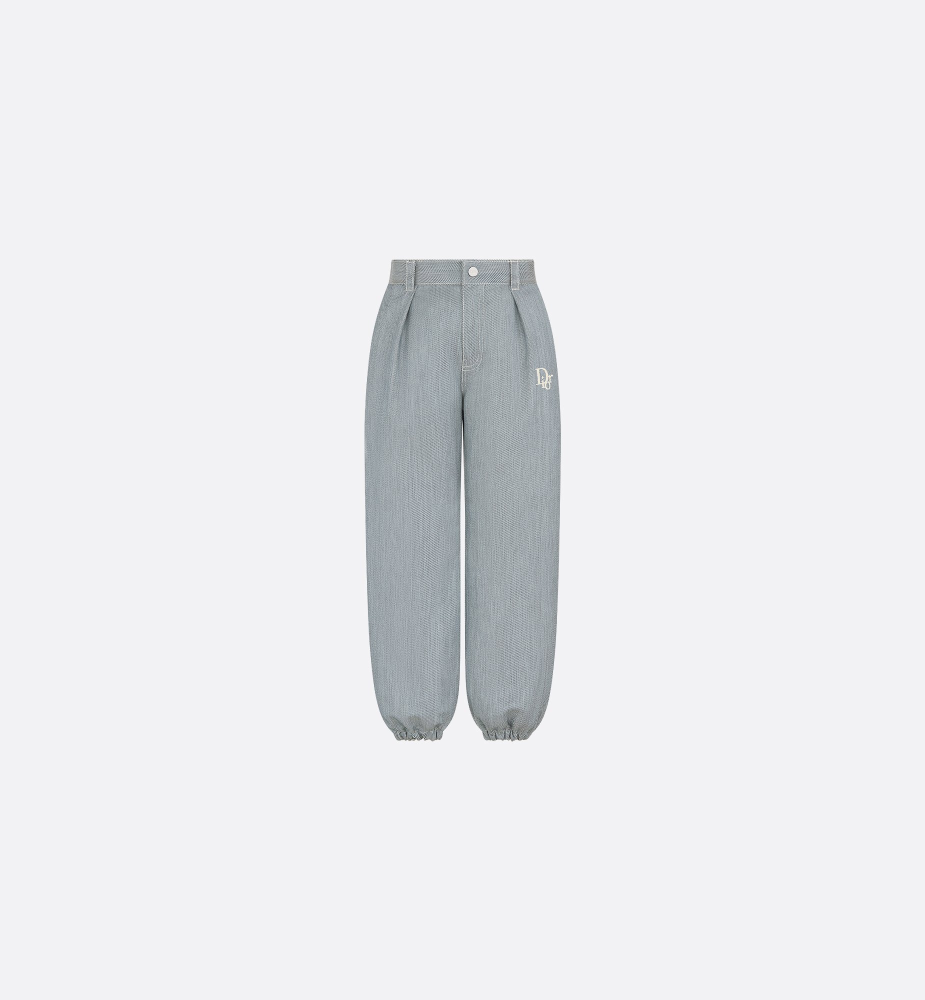 Kids' Pants Stonewashed Blue Cotton Denim | DIOR Kids' Pants Stonewashed Blue Cotton Denim | DIOR