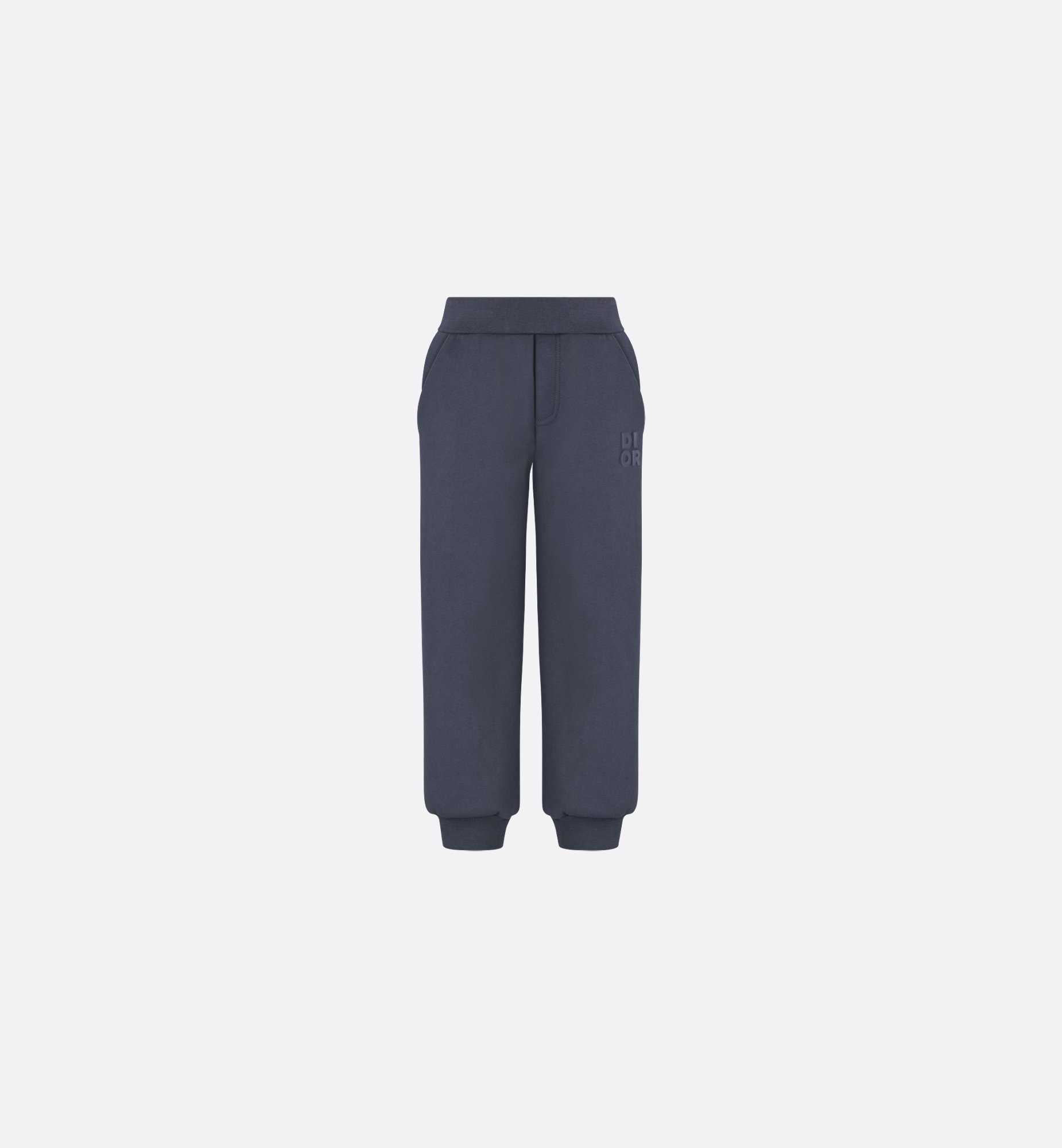 Kids' Track Pants Navy Blue Cotton Fleece | DIOR Kids' Track Pants Navy Blue Cotton Fleece | DIOR