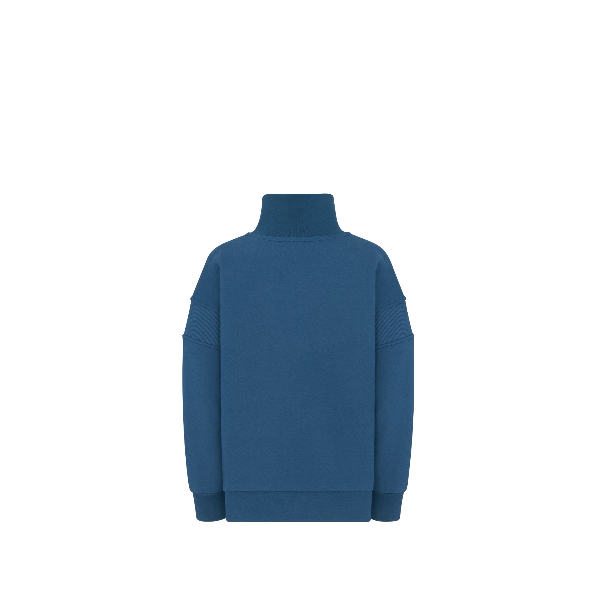 Kids' Sweatshirt Indigo Blue Cotton Fleece E08