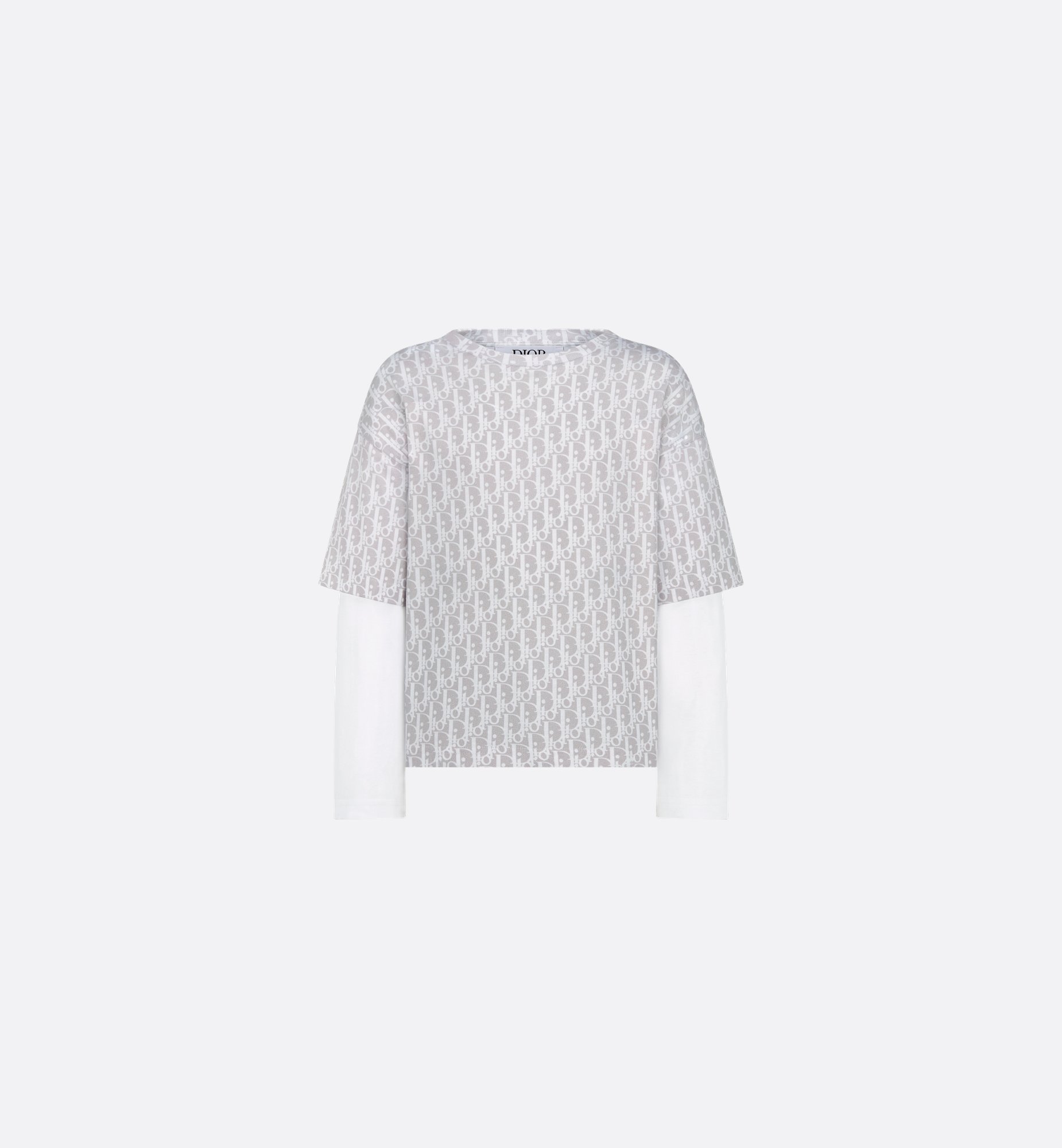 Kids' Cap Gradient Gray Dior Oblique Technical Jacquard | DIOR Kids' Cap Gradient Gray Dior Oblique Technical Jacquard | DIOR
