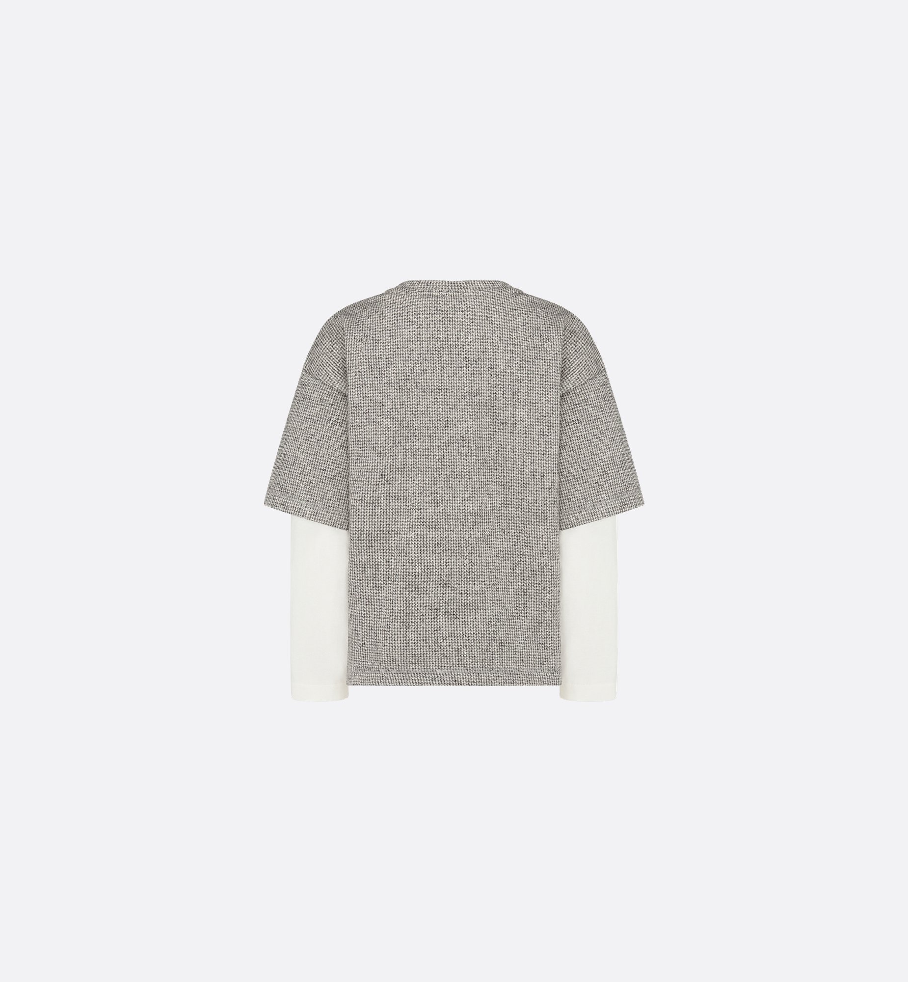 Kids' Long-Sleeved T-Shirt Ivory Cotton Jersey and Light Kids' Long-Sleeved T-Shirt Ivory Cotton Jersey and Light