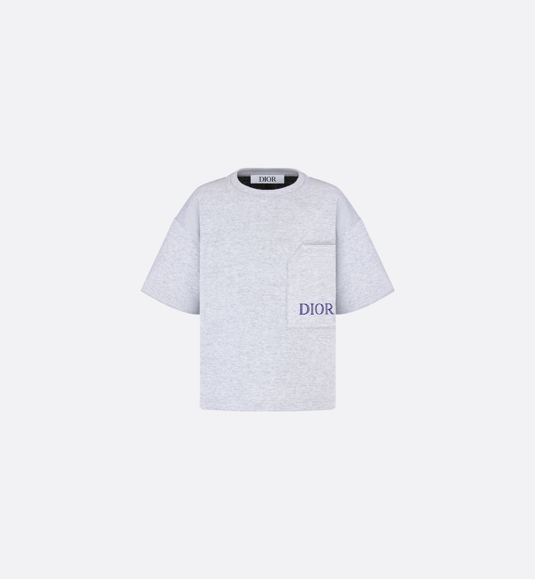 Kids' T-Shirt Light Gray Cotton Jersey | DIOR Kids' T-Shirt Light Gray Cotton Jersey | DIOR