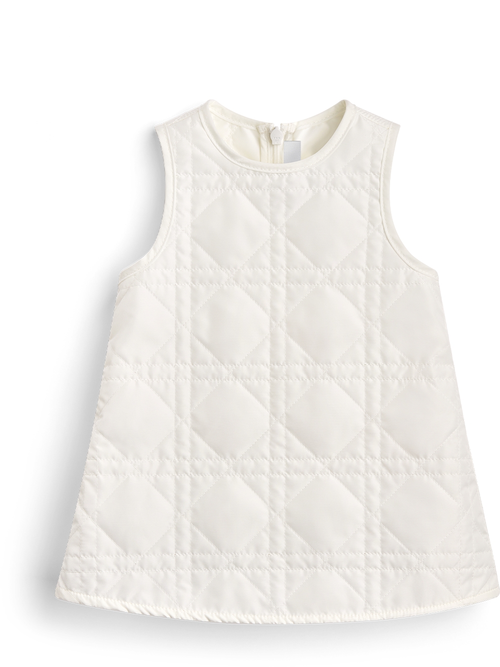 Baby A-Line Dress Ivory Cannage Technical Fabric | DIOR