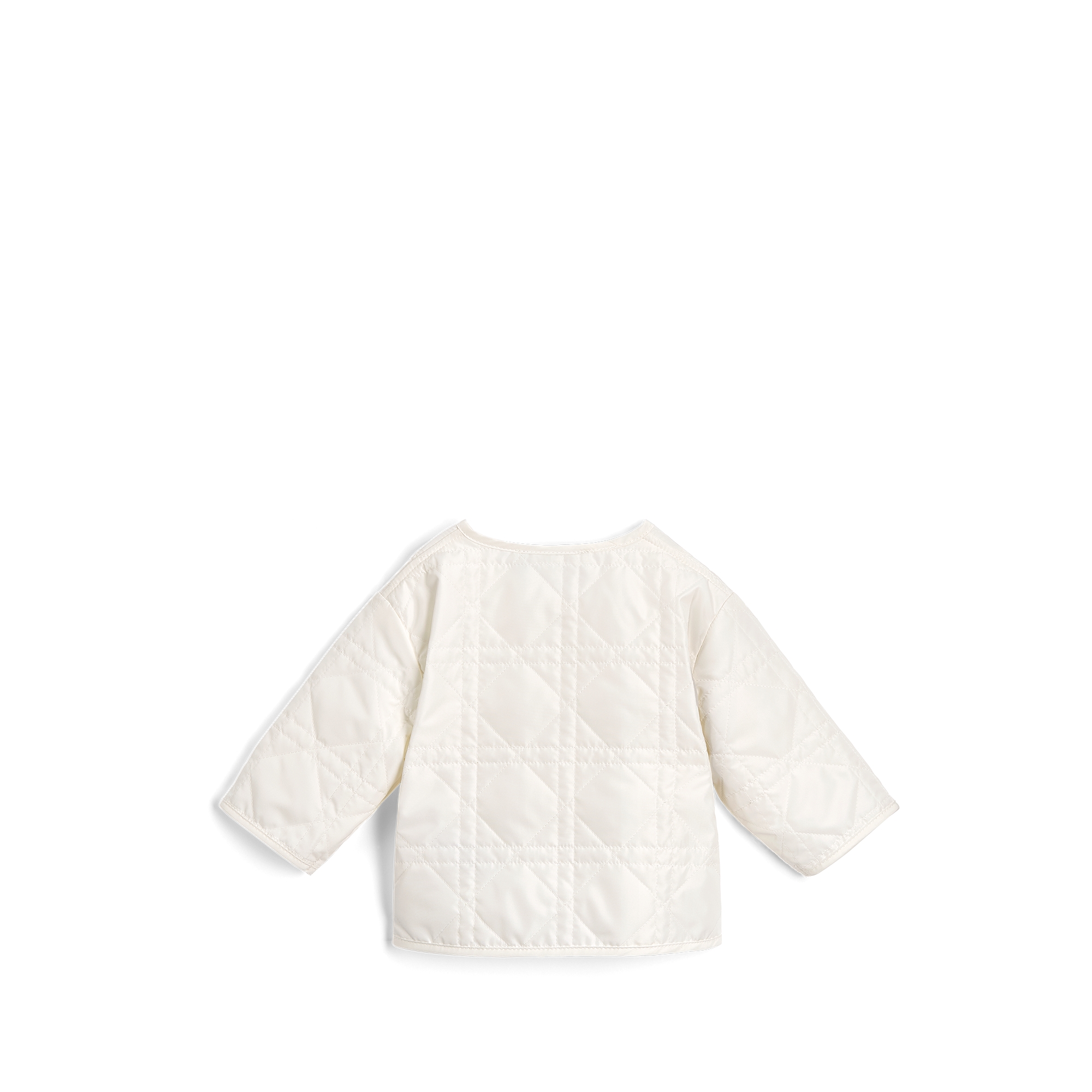 Chaqueta para bebé Tejido técnico Cannage resistente al agua color marfil E08