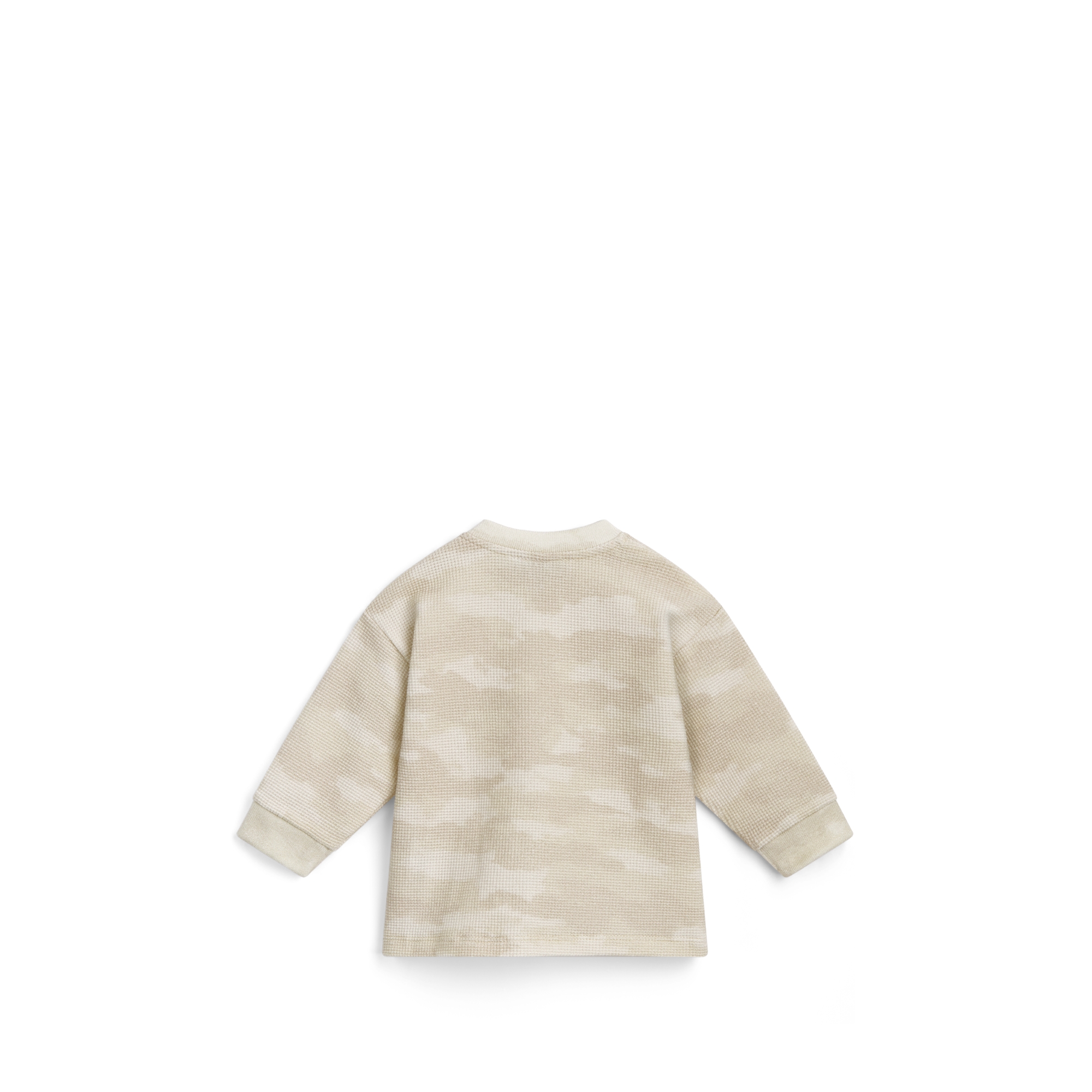 DIOR MOCHA WAFFLE LONG SLEEVE TOP main image 1