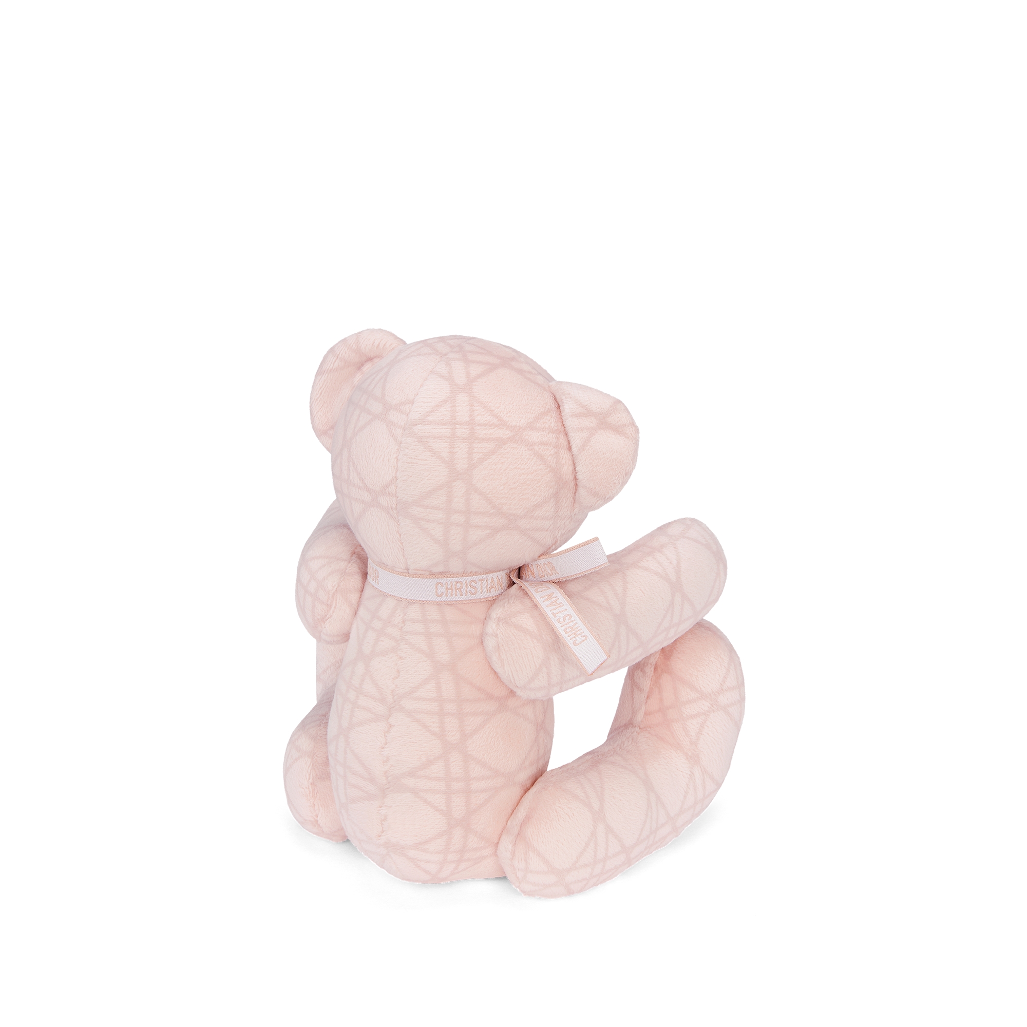 Teddy Bear Pale Pink Cannage Velvet E05