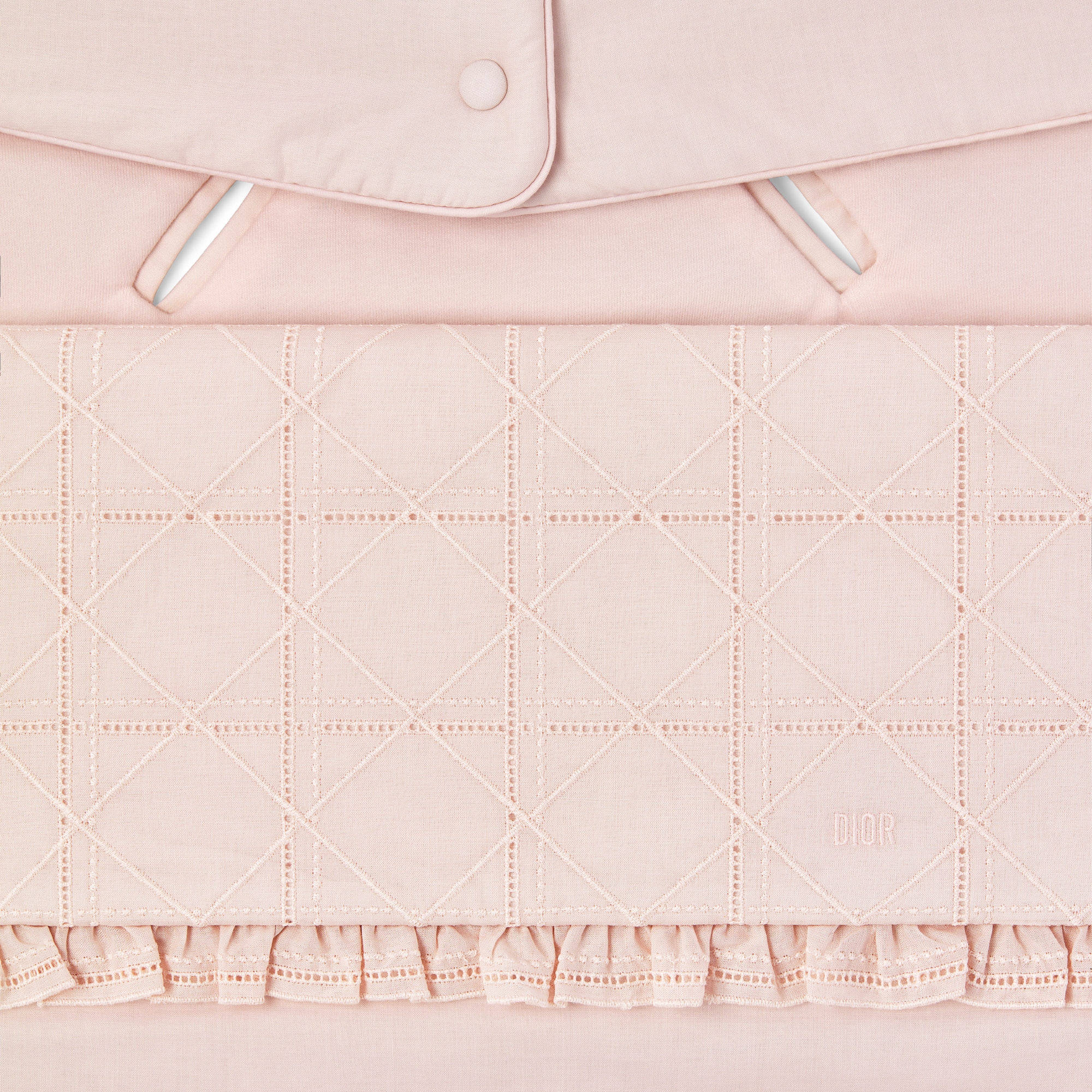 Saco para capazo Gasa de algodón Cannage rosa palo E09