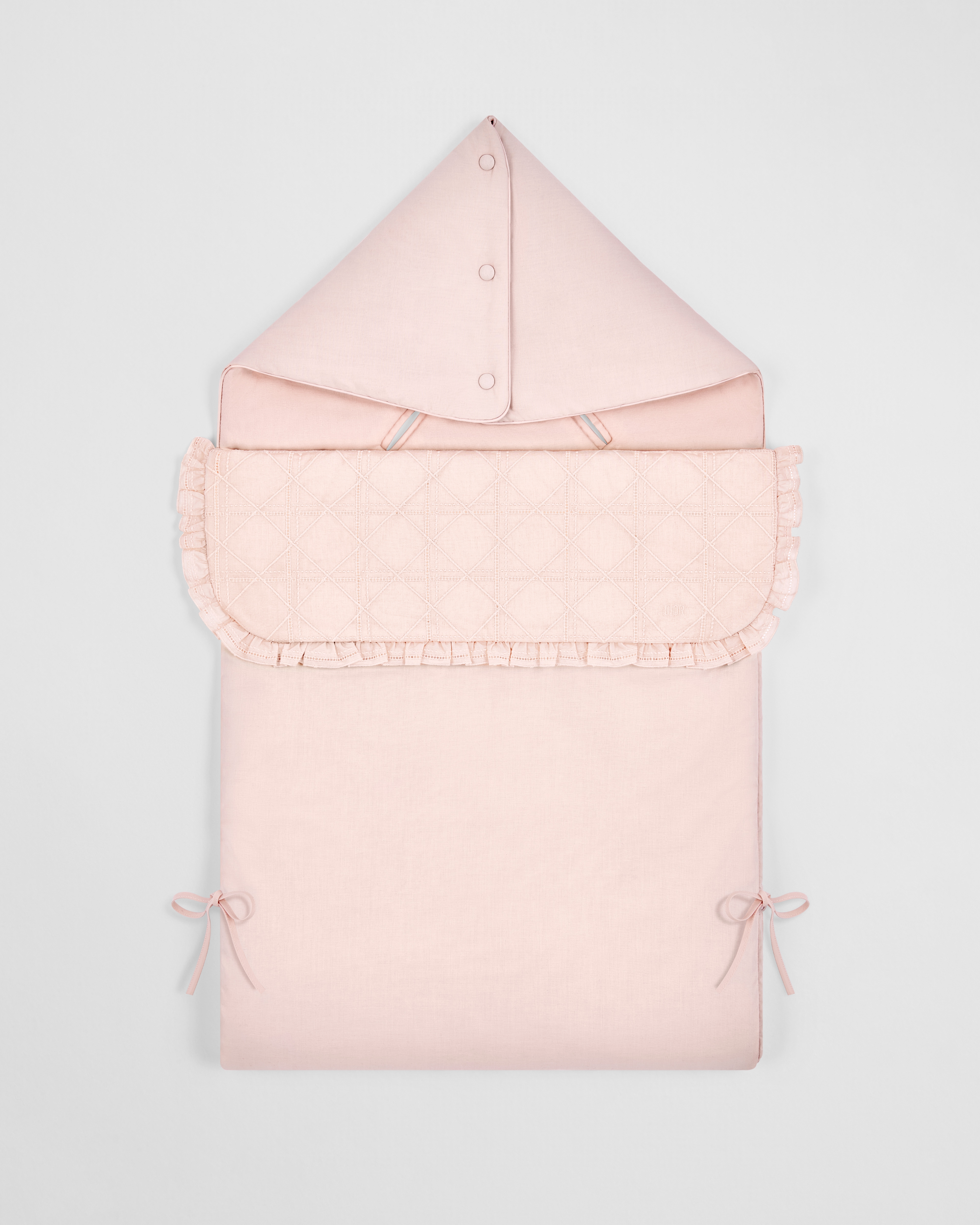 Sleeping Bag Pale Pink Cannage Cotton Voile E01